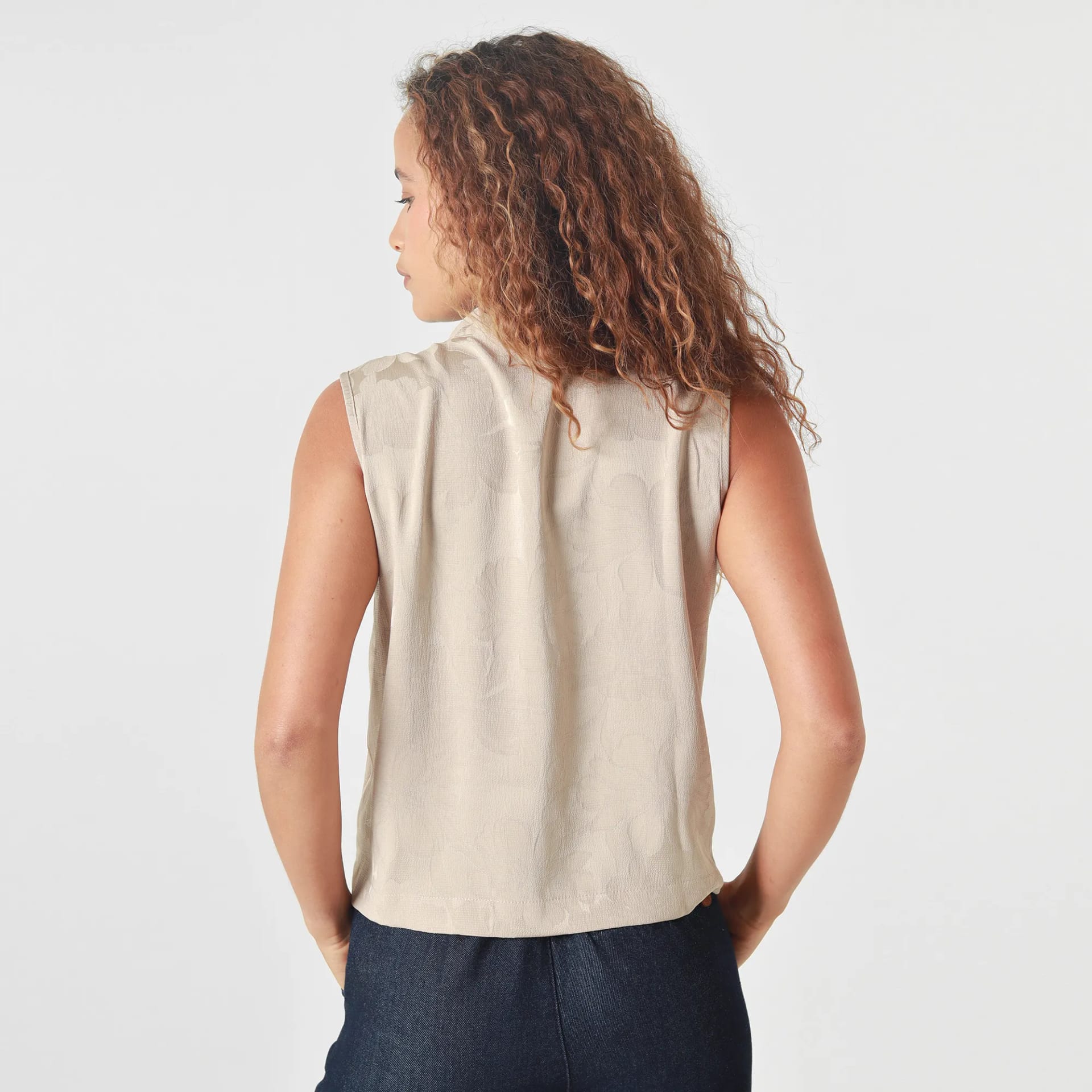 Blusa Cuello Neru Manga Sisa - imagen 3