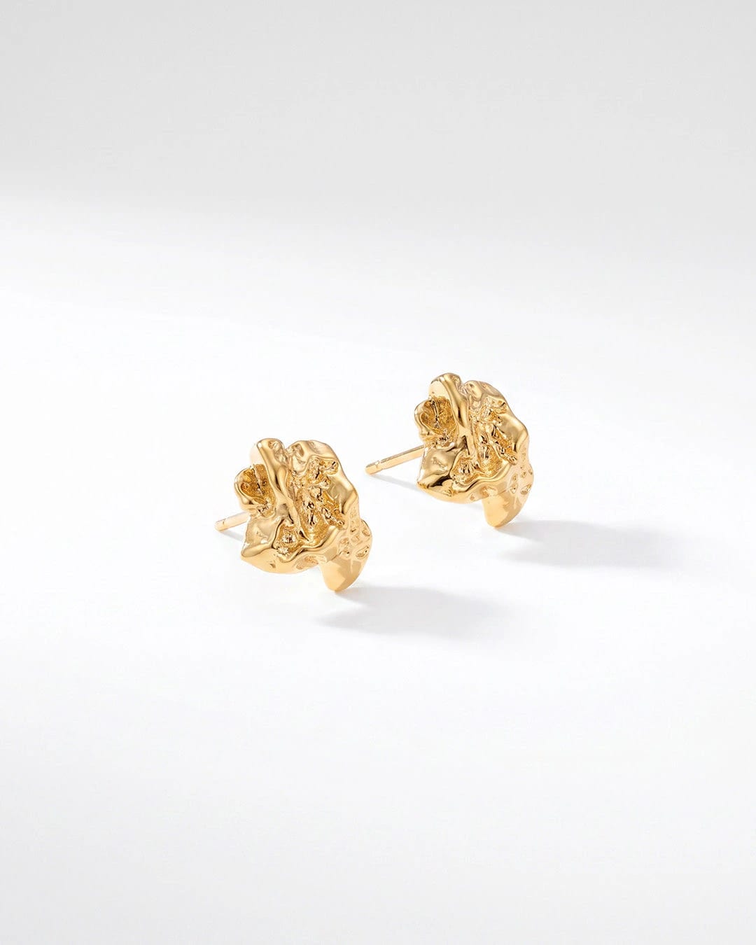 Aretes Tallados Oro - imagen 1