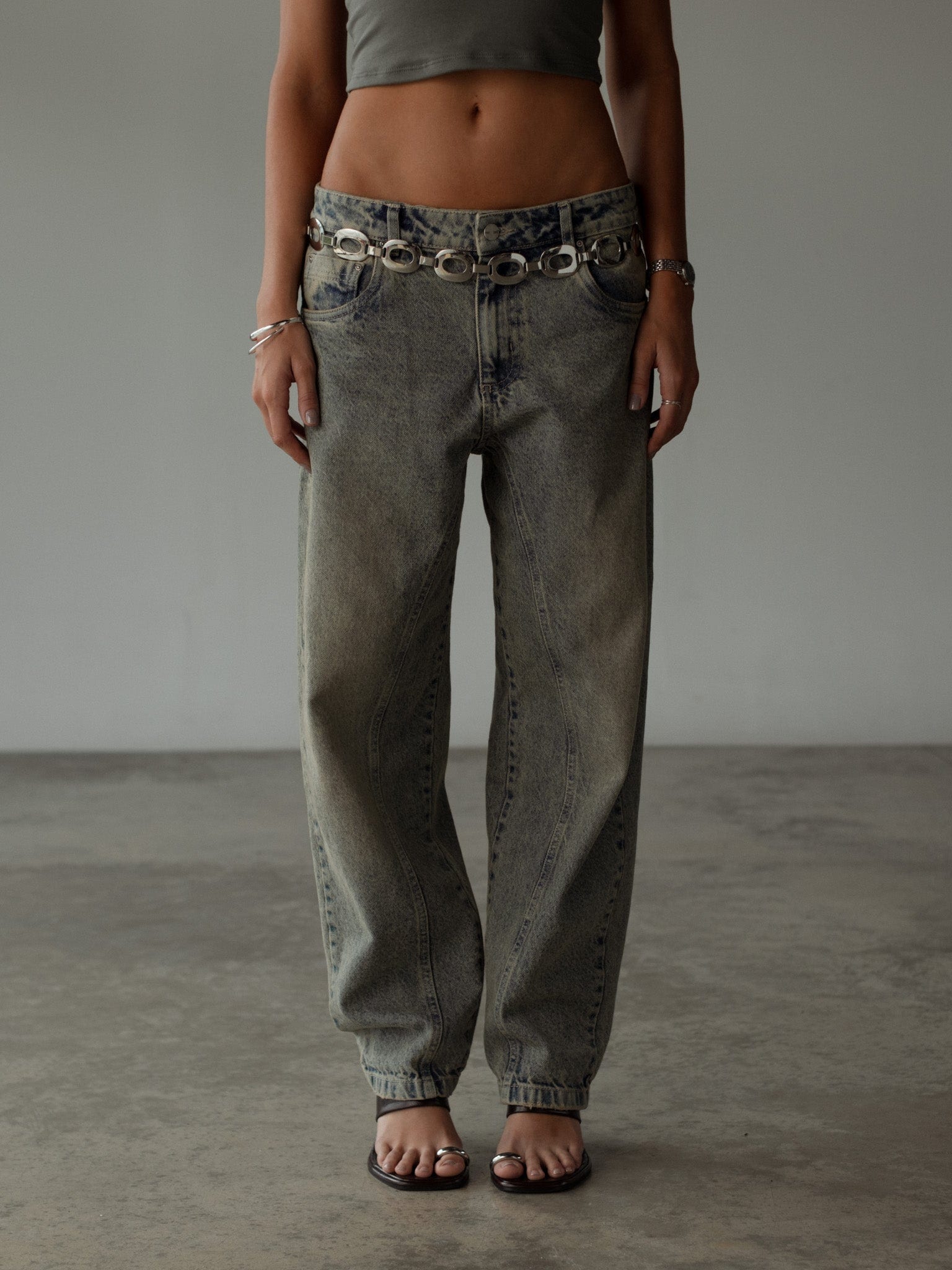 LONG BARREL JEAN - SUNBLEACHED - imagen 5