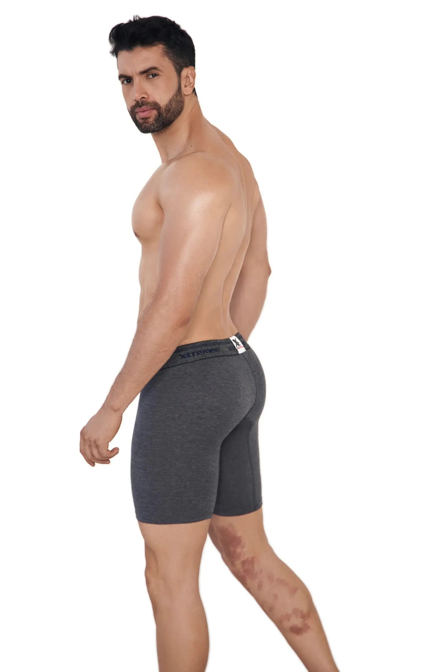 BOXER ALGODÓN DEPORTIVO FONDO ENTERO GRIS CROSS - imagen 2