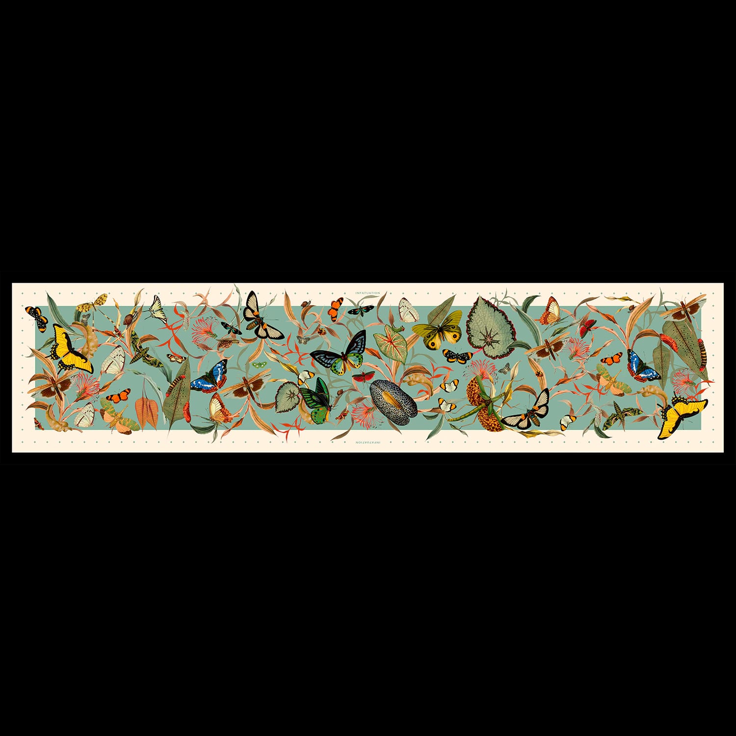 Pashmina - Butterfly Black - imagen 1