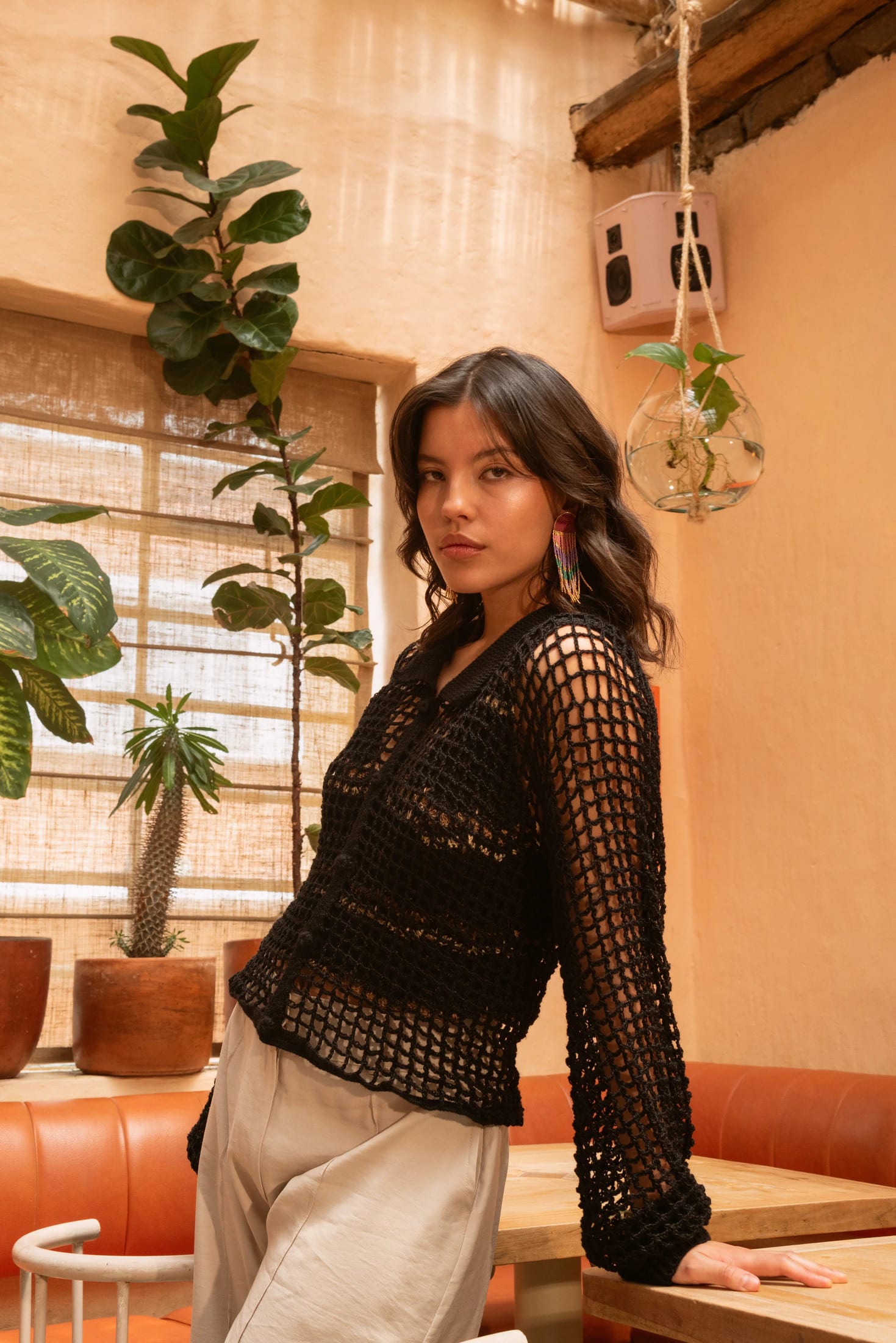 Crochet Cover up - Onyx - imagen 3