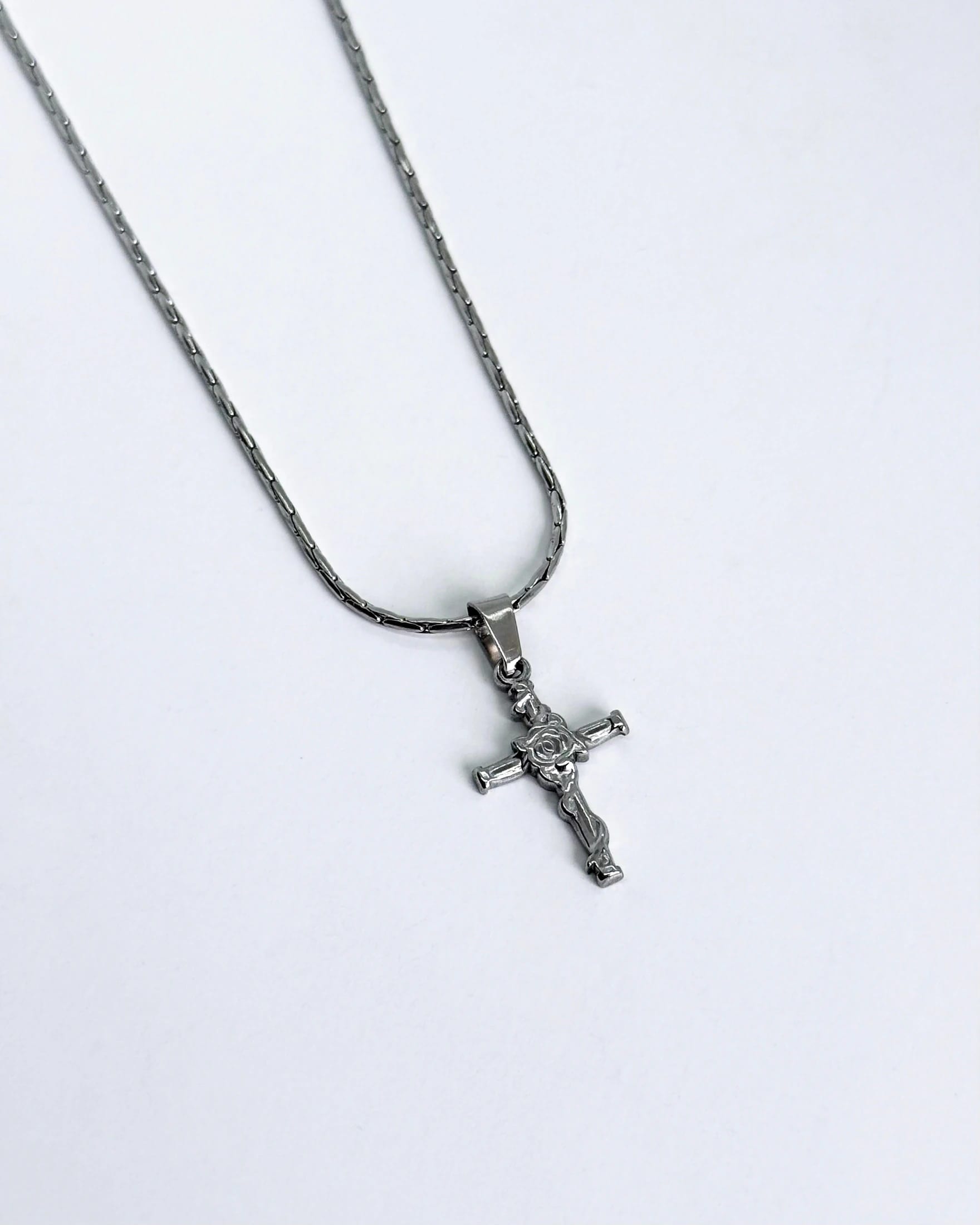 Cross n’ Rose - Silver - imagen 1