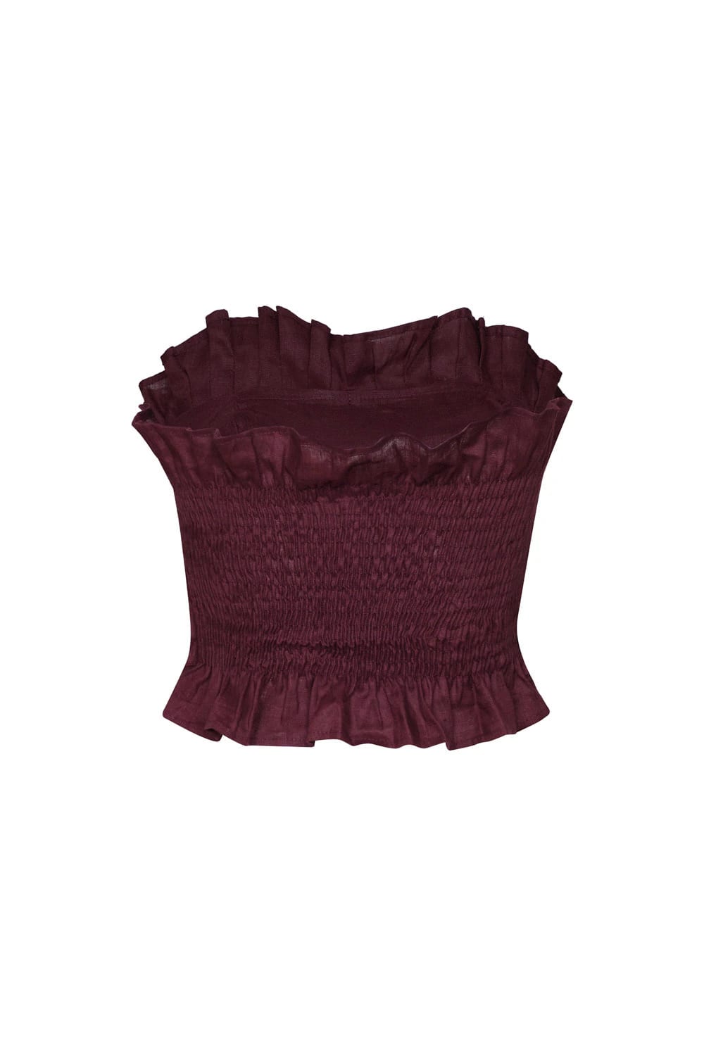 Crop top chiara vinotinto - imagen 3
