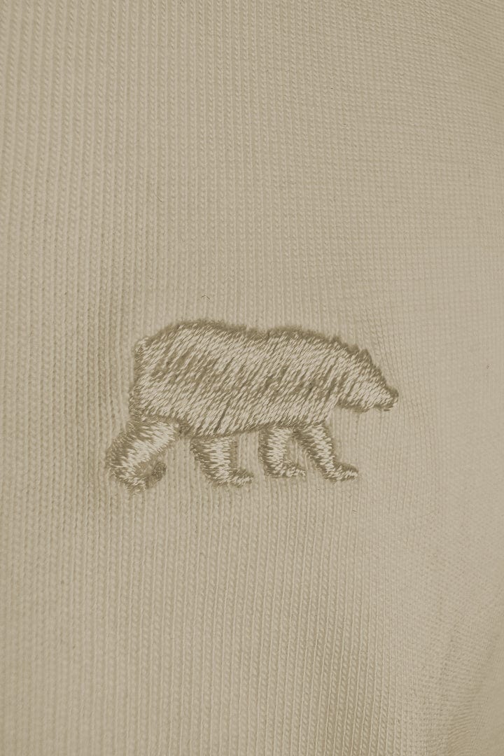 Camiseta arena oso bordado - imagen 2