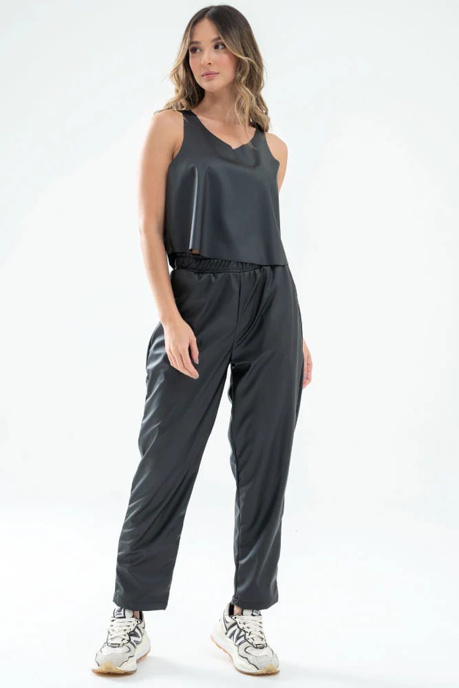 Pantalon Efecto Cuero - imagen 2