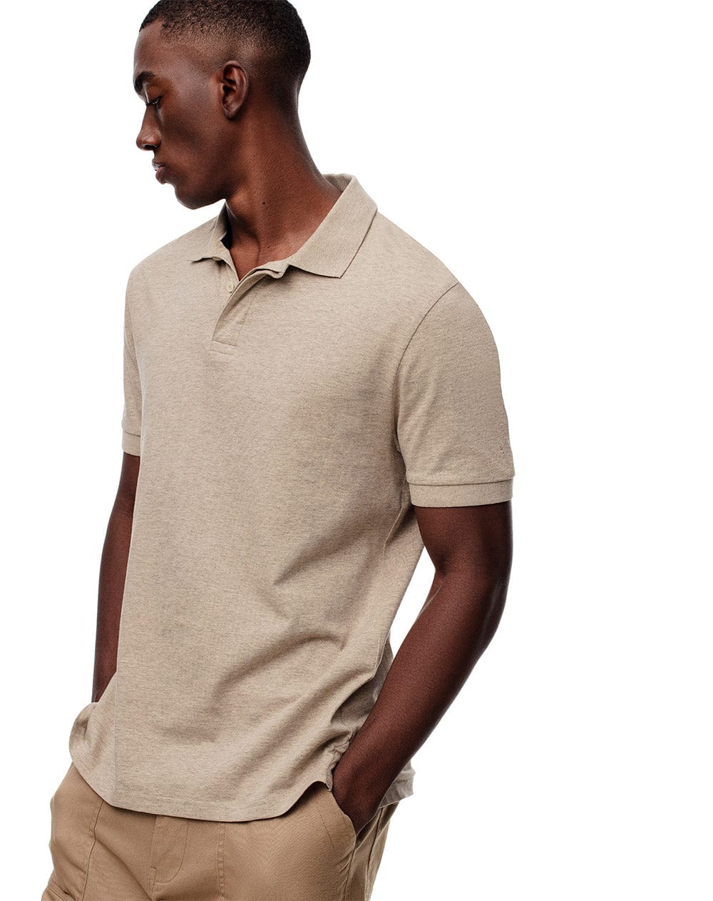 Polo slim algodón habana hombre - imagen 1