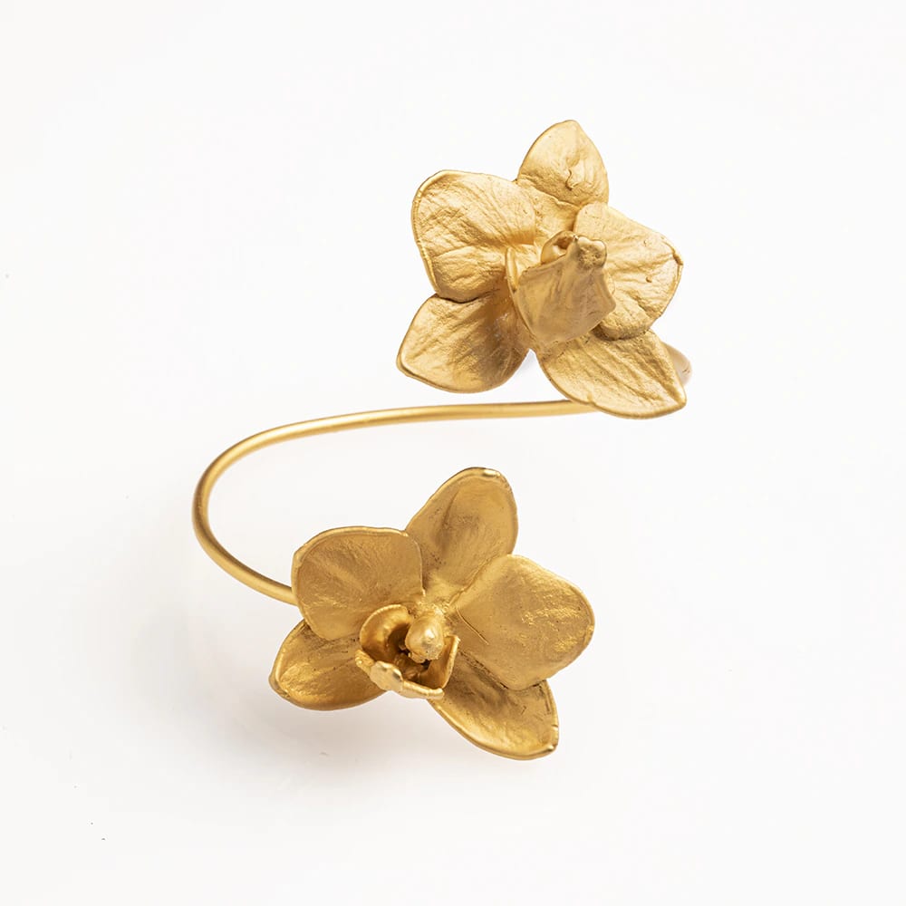 Mini Phalaenopsis Orchid Bracelet - imagen 3