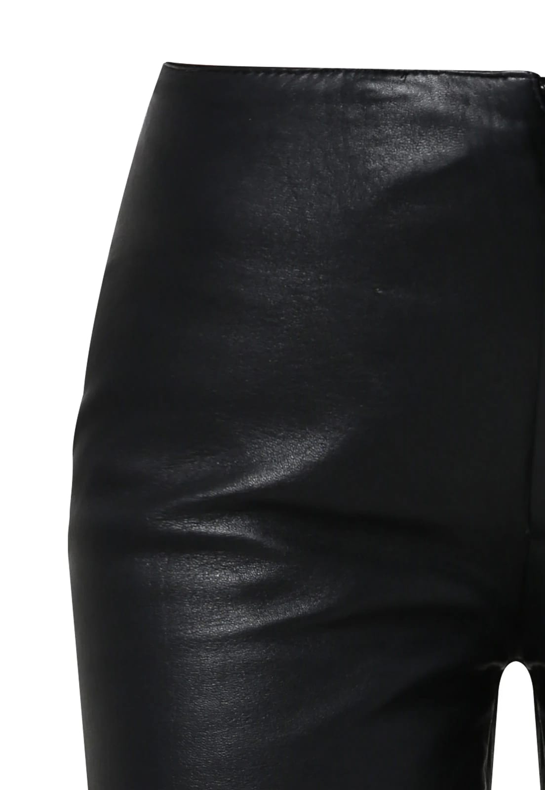 LEATHER LOW RISE TROUSERS - imagen 5