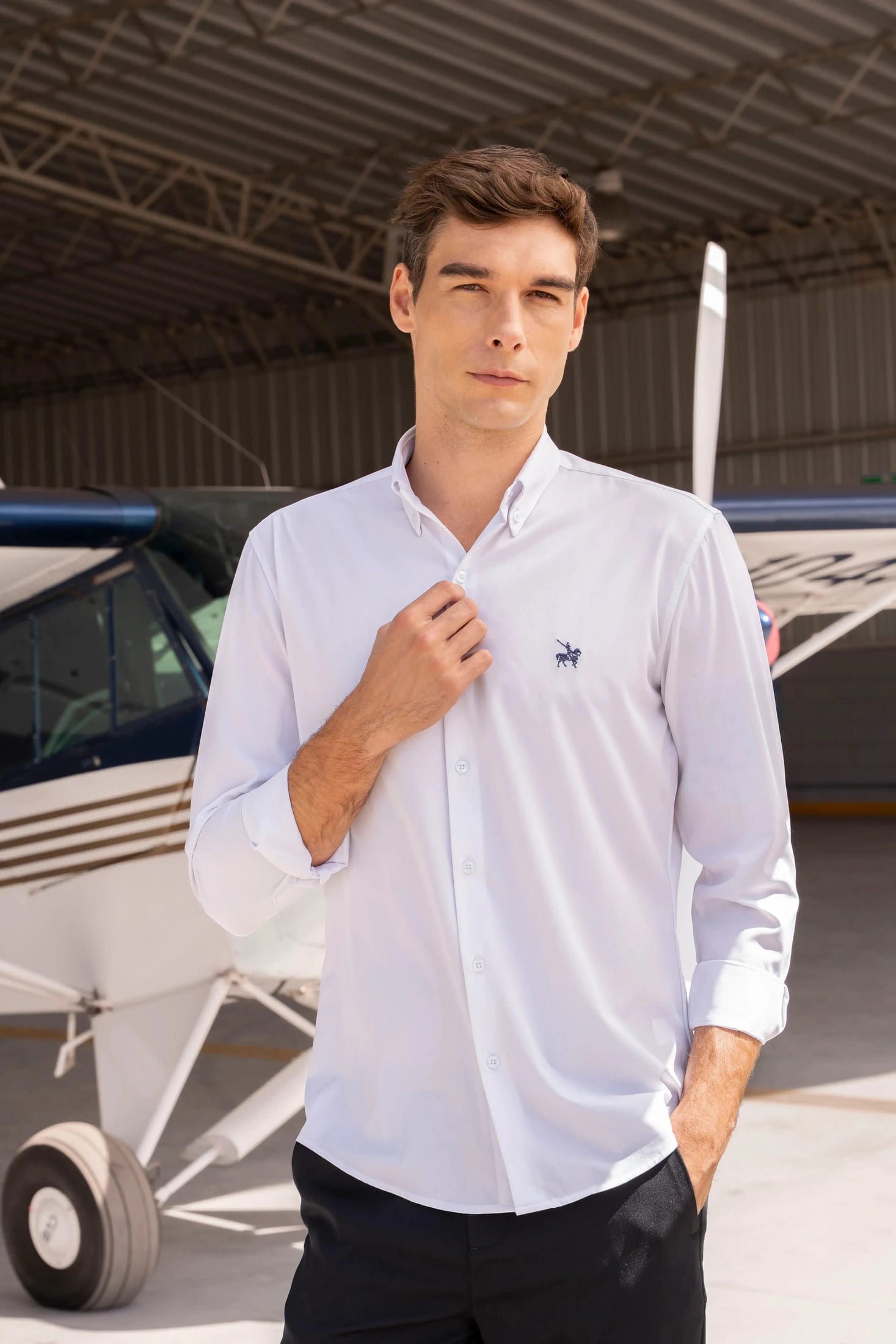 Camisa Motion Hombre Blanco - imagen 3