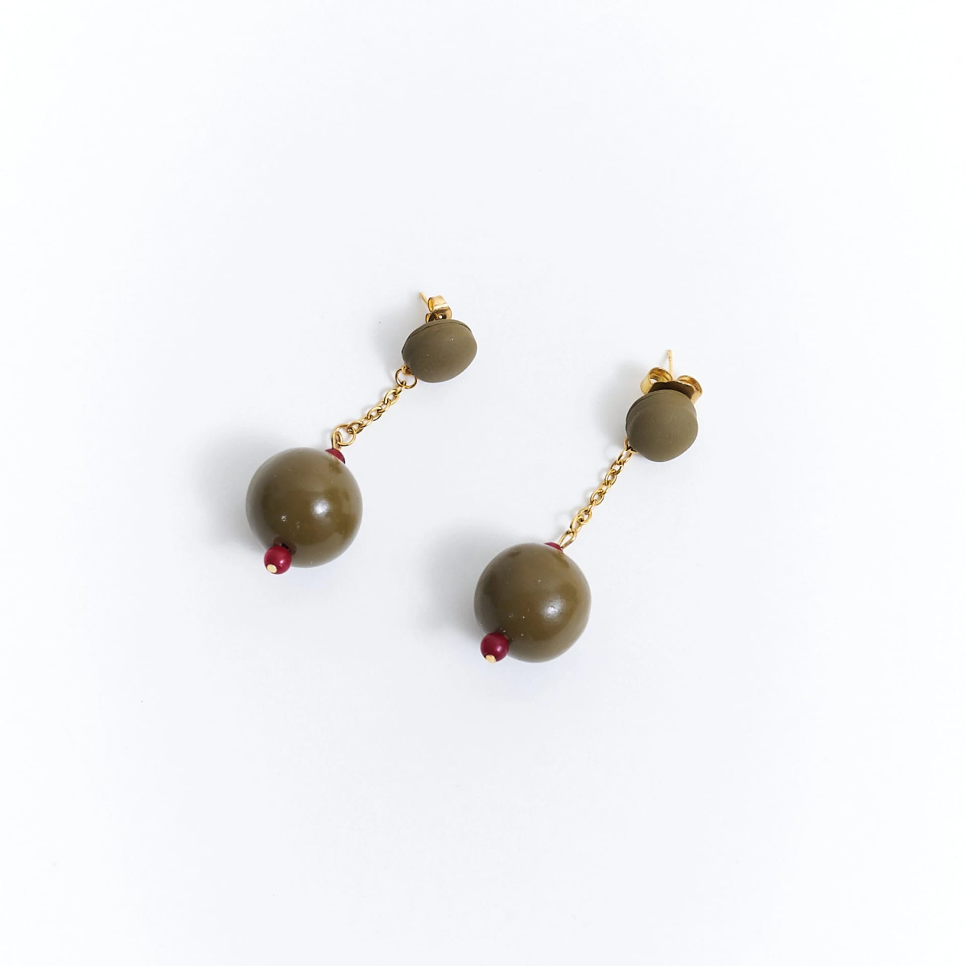 Aretes Dry Martini Aceituna - imagen 2