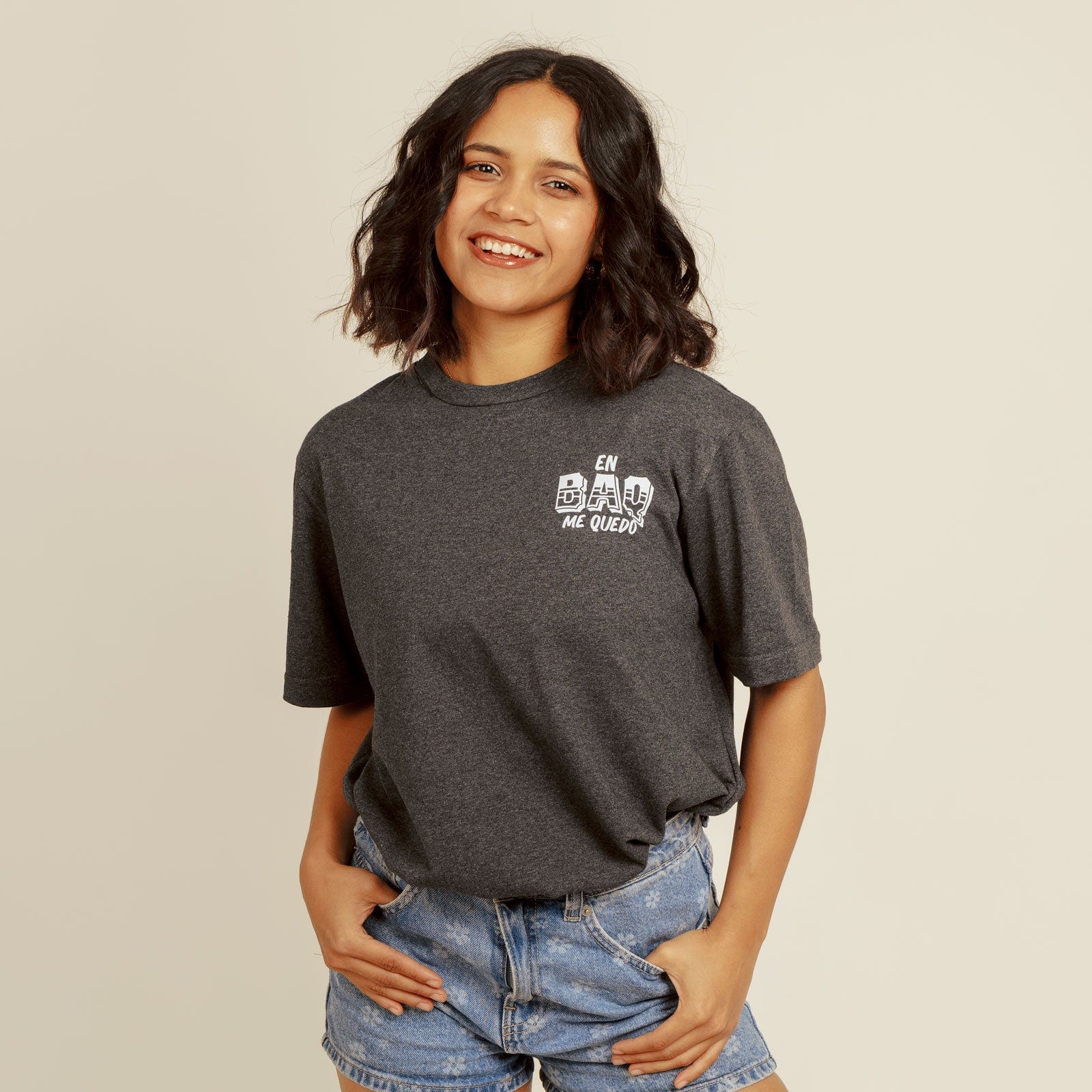 Camiseta Unisex Carnaval Gris PET006 - imagen 4