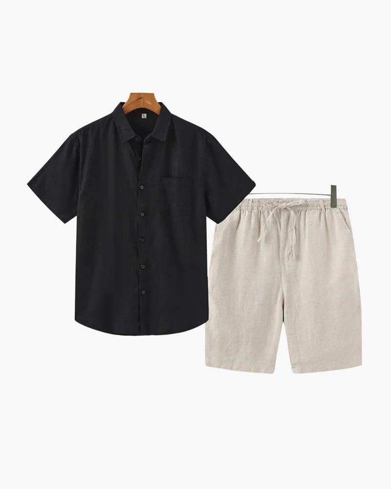 Old Money Linen Combo (Shorts) - imagen 7