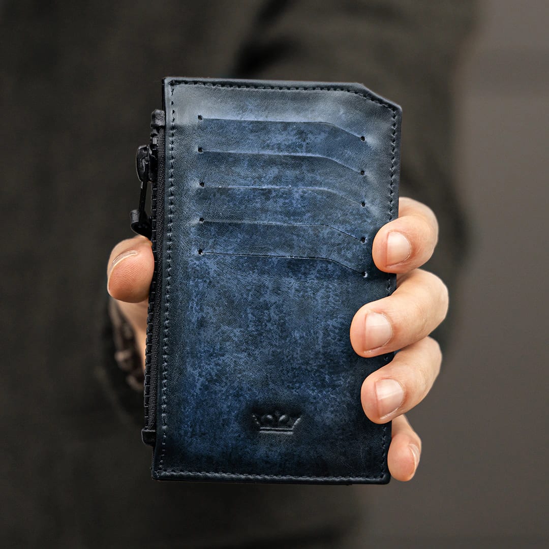 Billetera Azul - Negro Patina - imagen 5