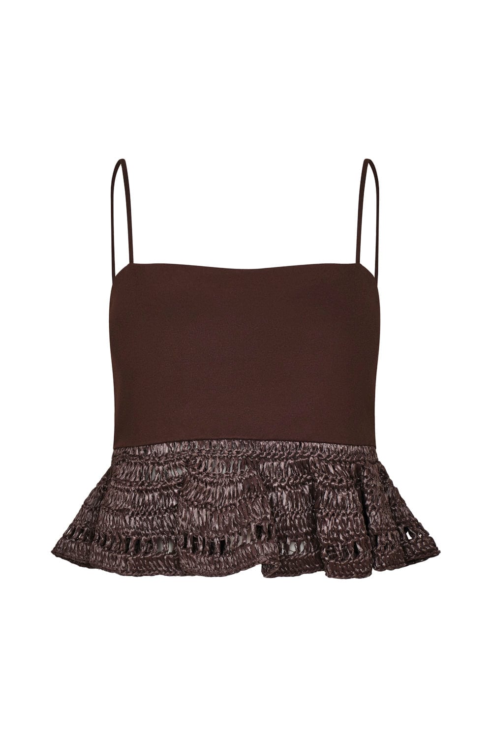 Crop top alba brown - imagen 3