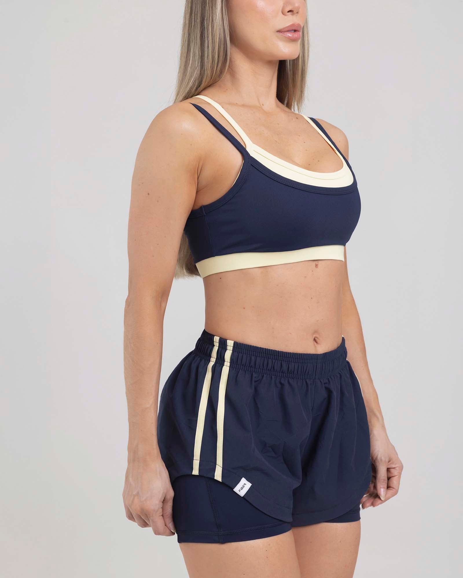 Top sisa azul navy dual glow tropi FIBER - imagen 2