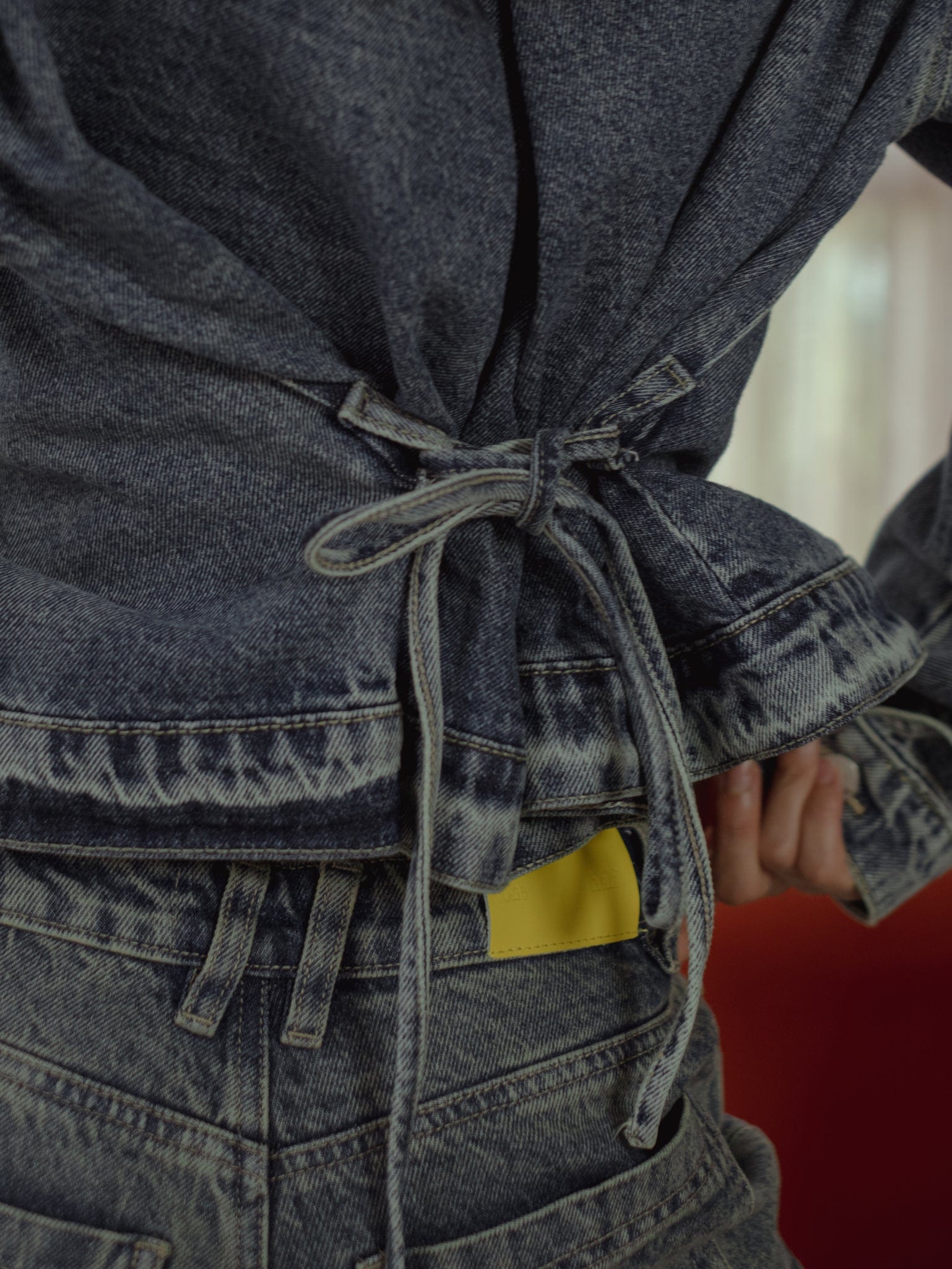 OVERLAY DENIM JACKET - CLASSIC BLUE - imagen 9