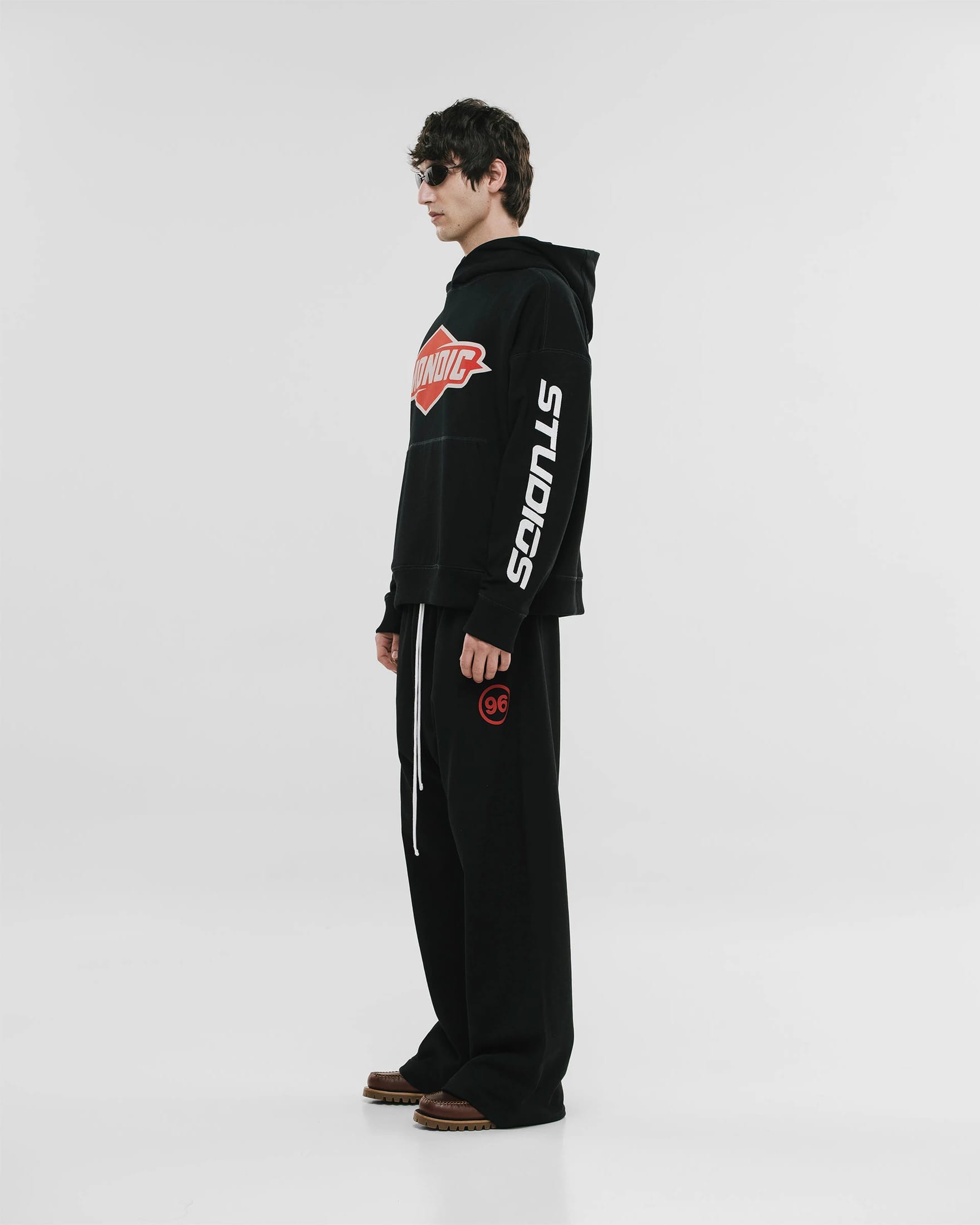 Hoodie Oversized Oil - Negro Oscuro - imagen 7