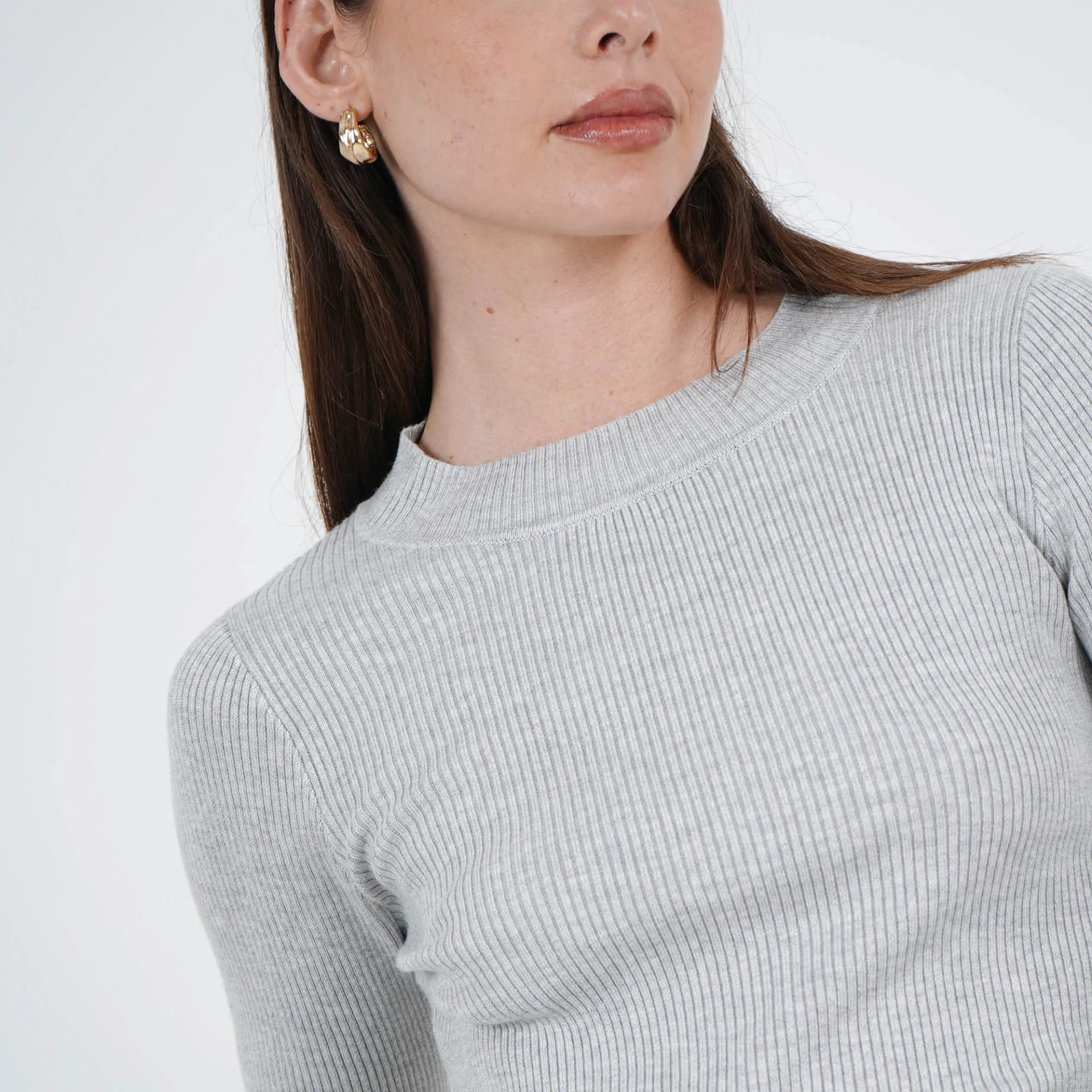 Sweater Cuello V Manga Larga - imagen 10