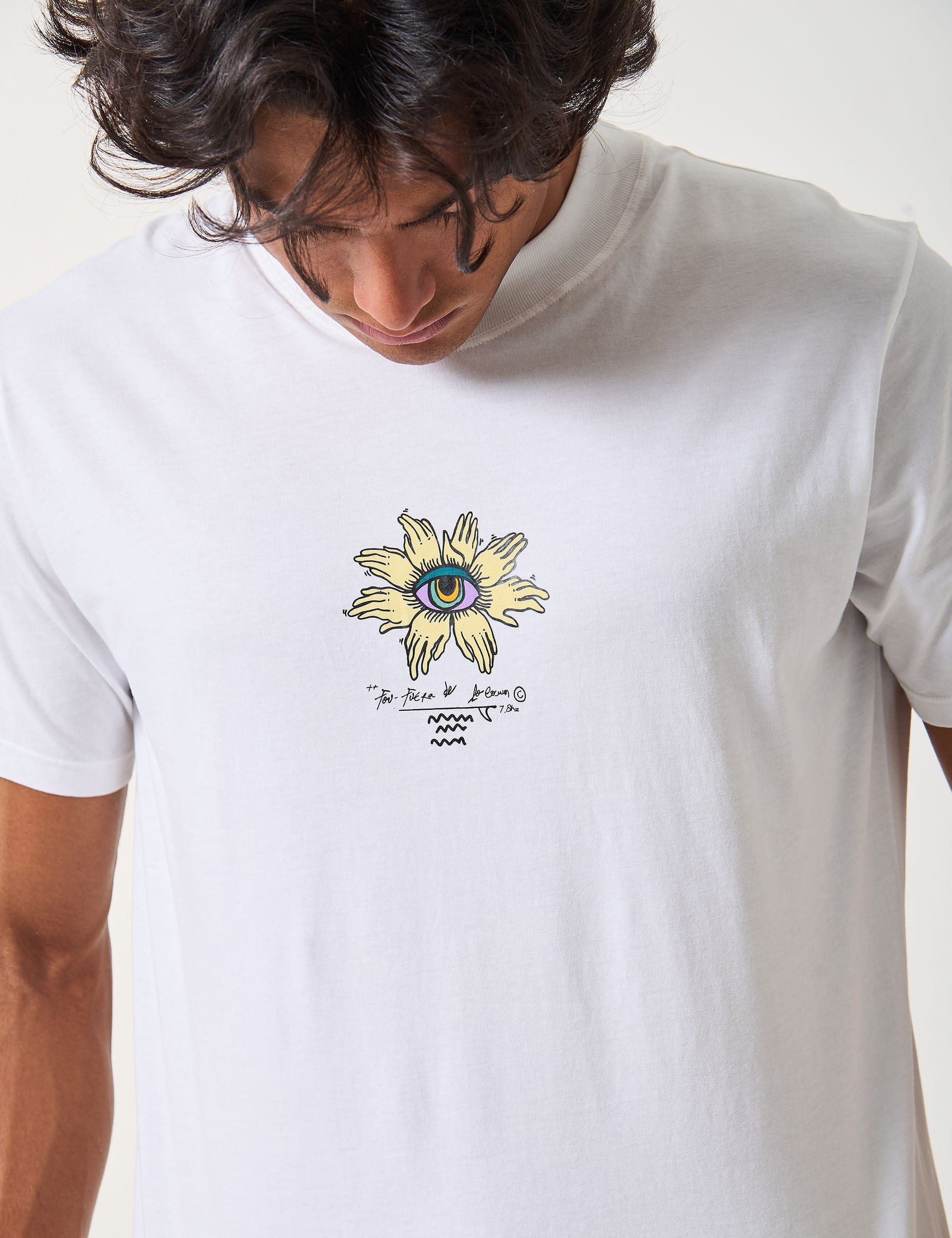 Camiseta Regular Fit Consciencia Esotérica  crudo Hombre - imagen 2