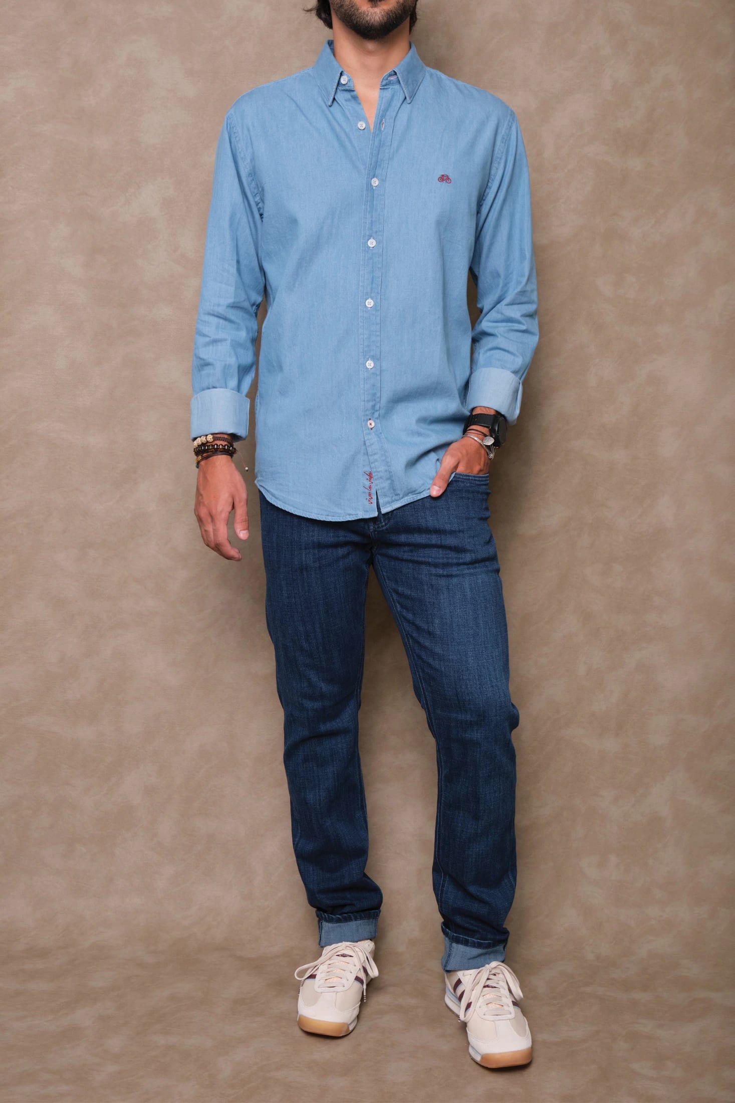 CAMISA DENIM CLARO - imagen 1