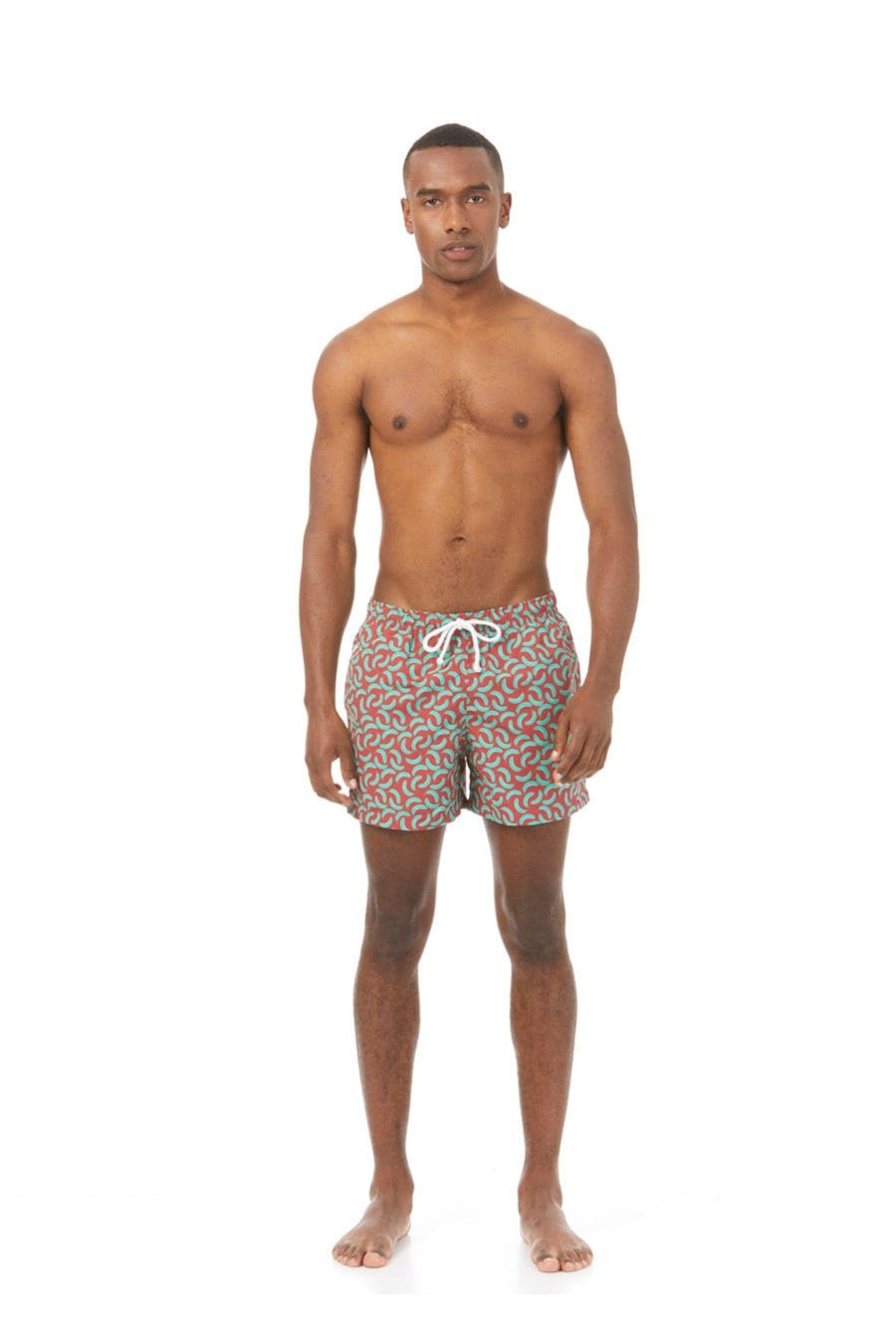 Men's bananas swim trunk burdeos - imagen 1