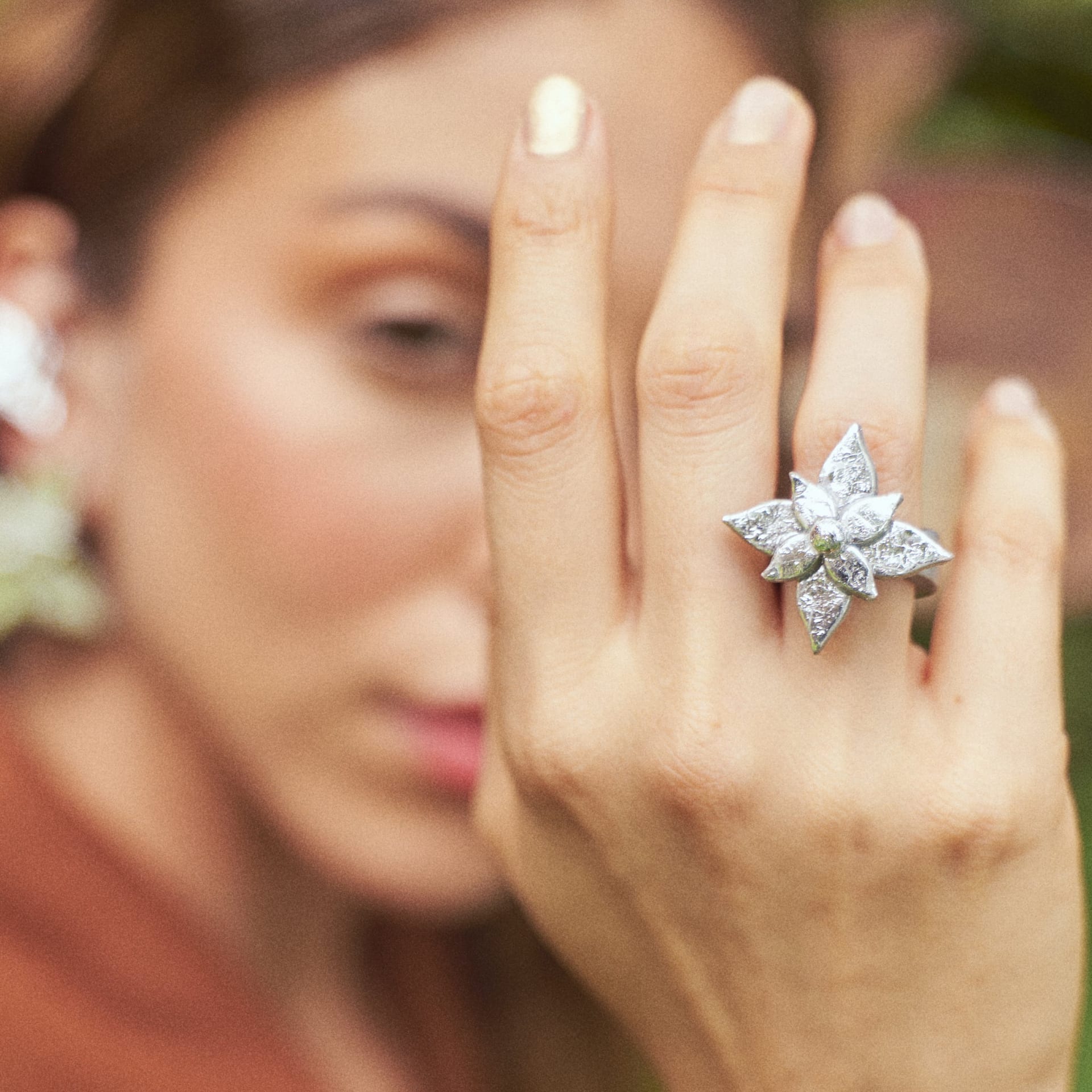 Anillo Flor de Navidad Mini - imagen 1