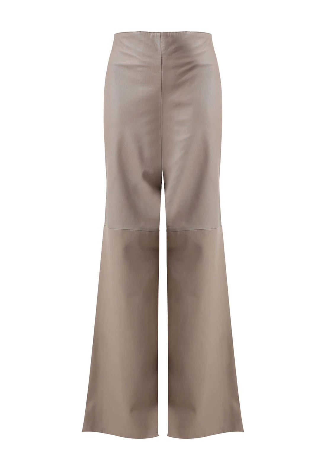 SUEDE BAGGY TROUSERS - imagen 1