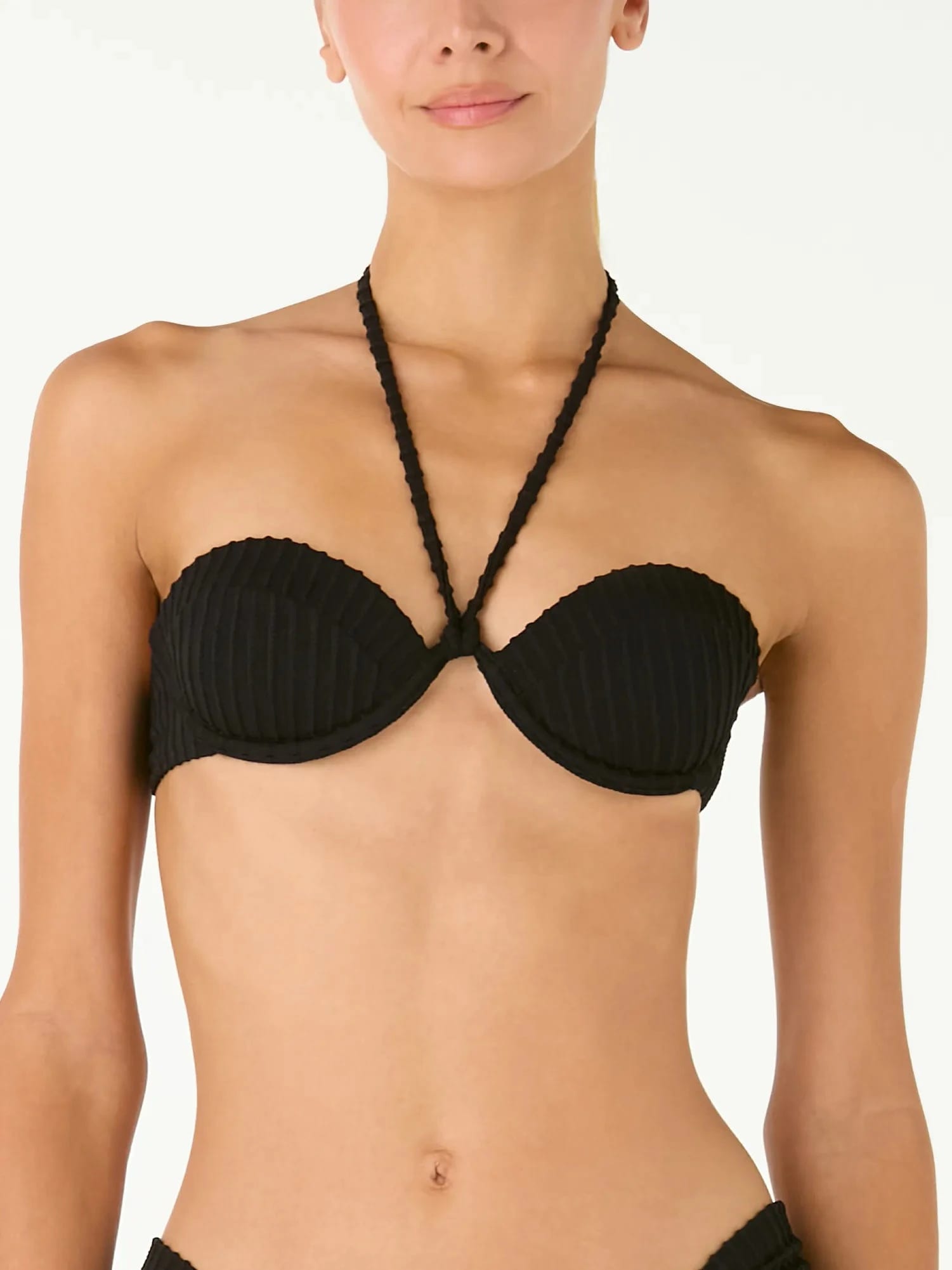 Top de Bikini Coralia Shell Black - imagen 2