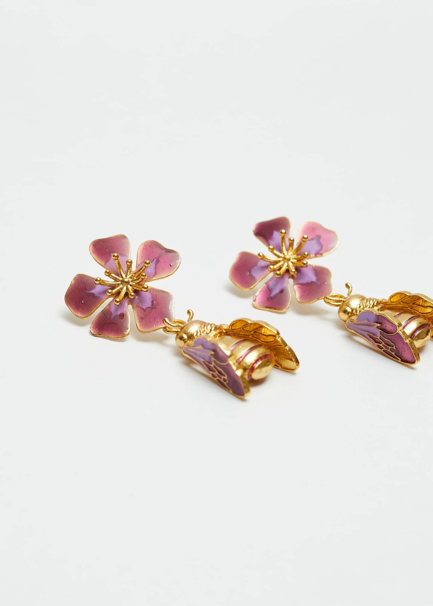 Aretes Bee Kind Ultravioleta - imagen 5