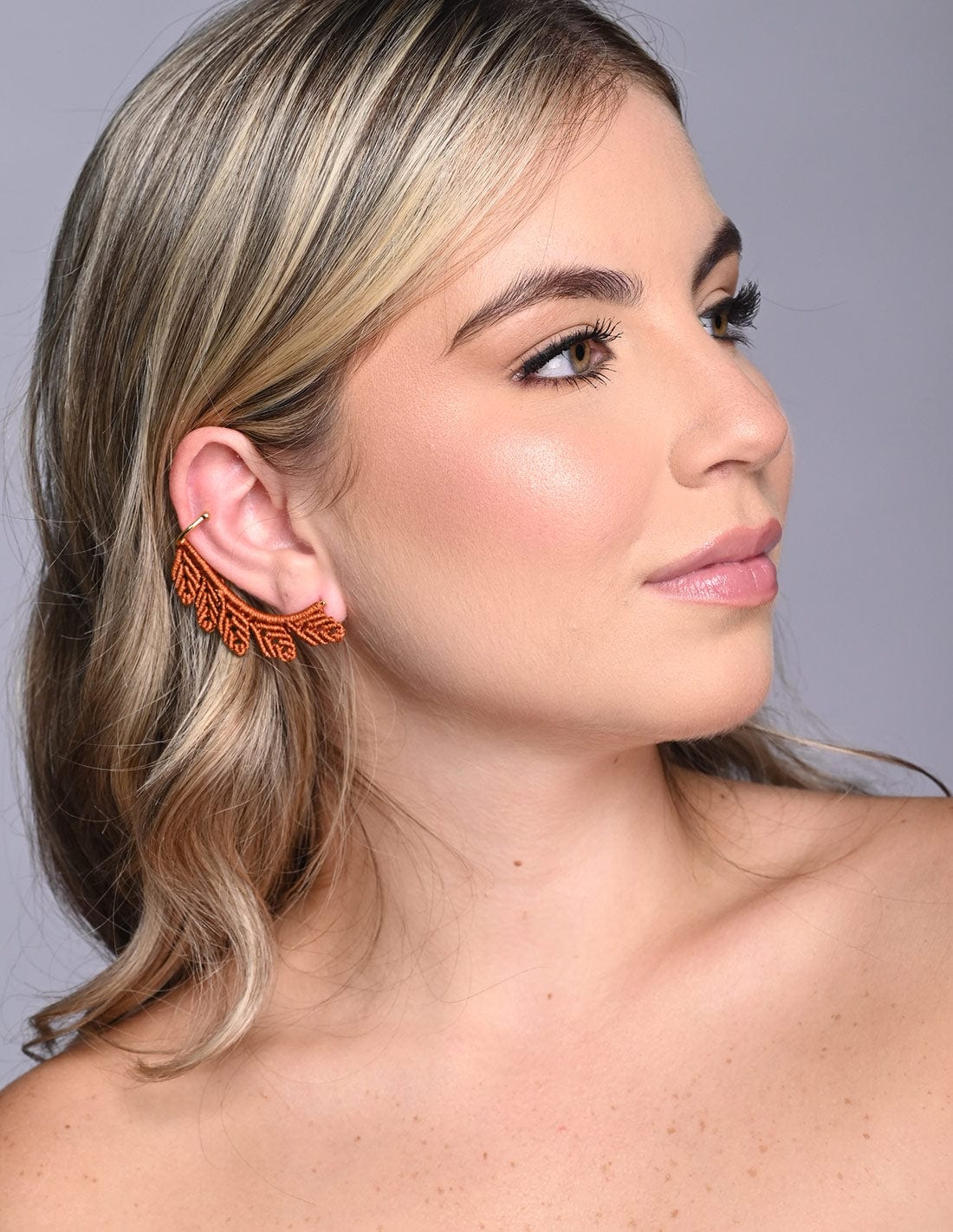 Ear Cuff Regal Café - imagen 2
