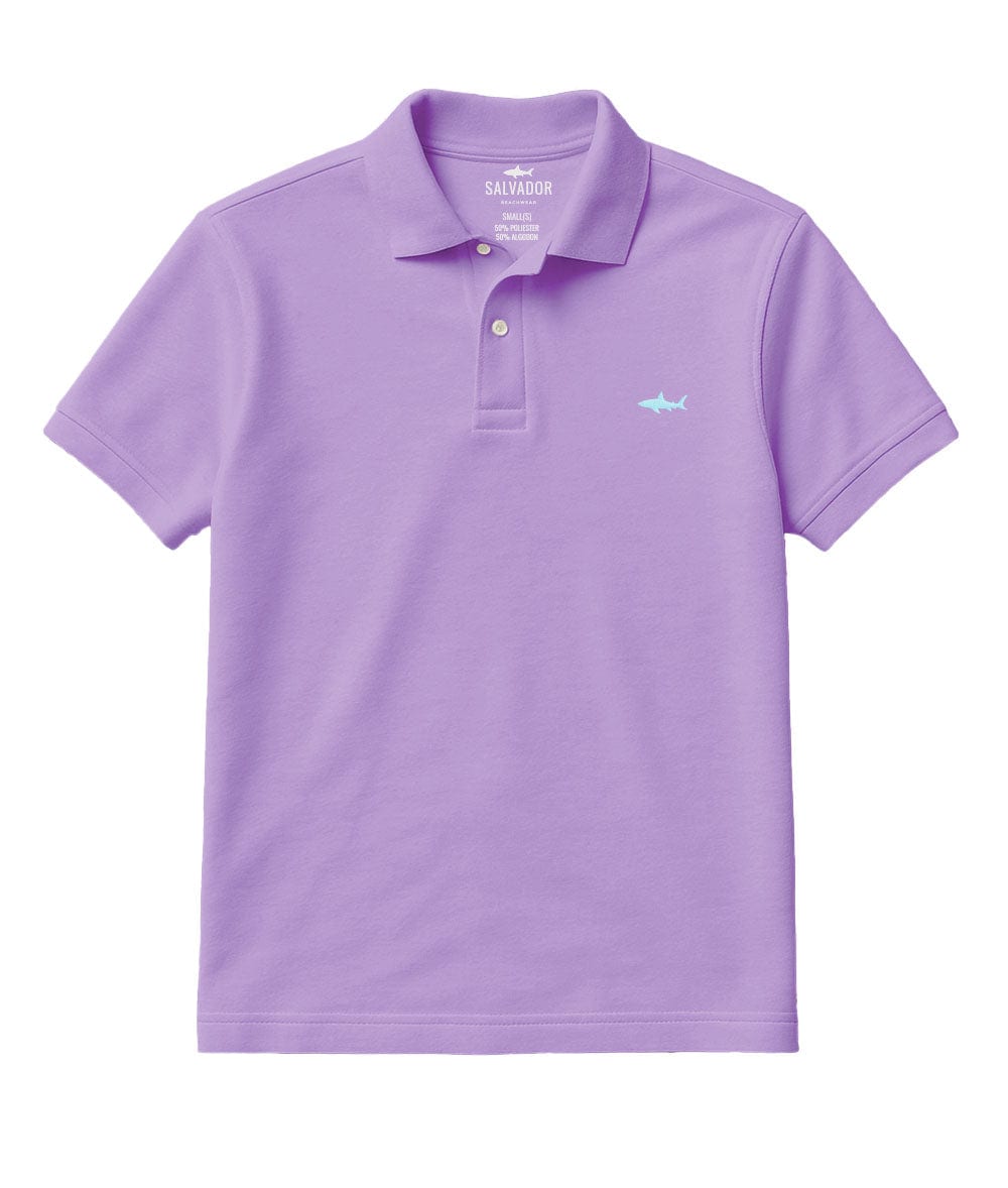CAMISETA POLO LILA - imagen 1