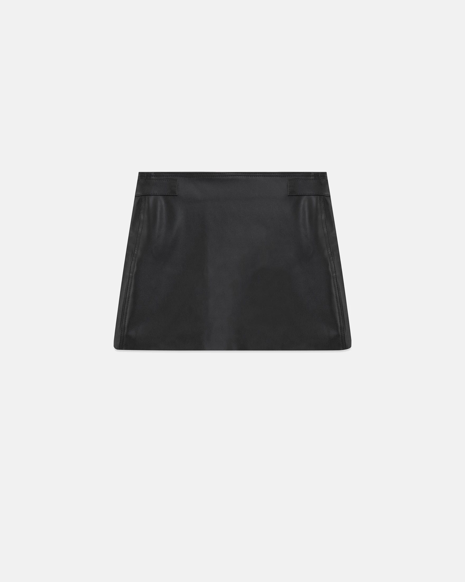 Basics Undergold Studio Pleather Mini Skirt Black - imagen 3