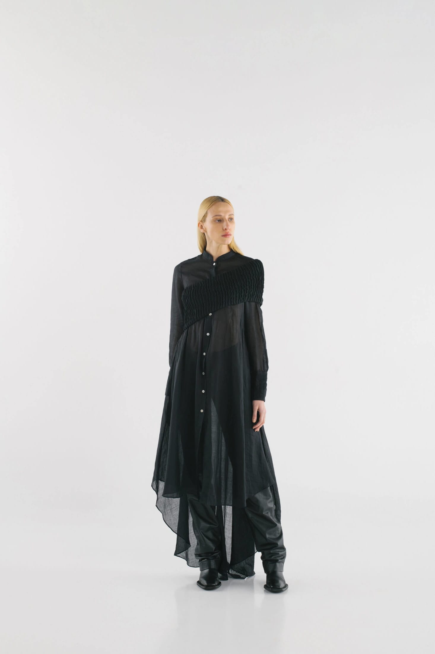 FURROWS SHIRT DRESS TOP - imagen 3