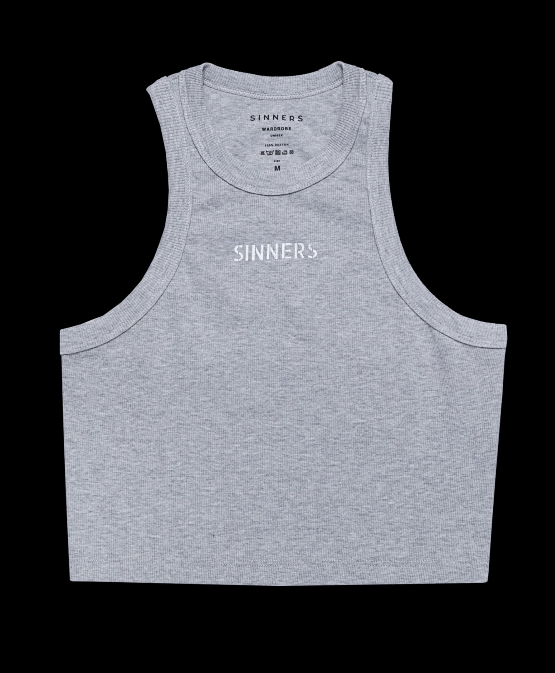 SINNERS GRAY WOMEN TANK TOP - imagen 1