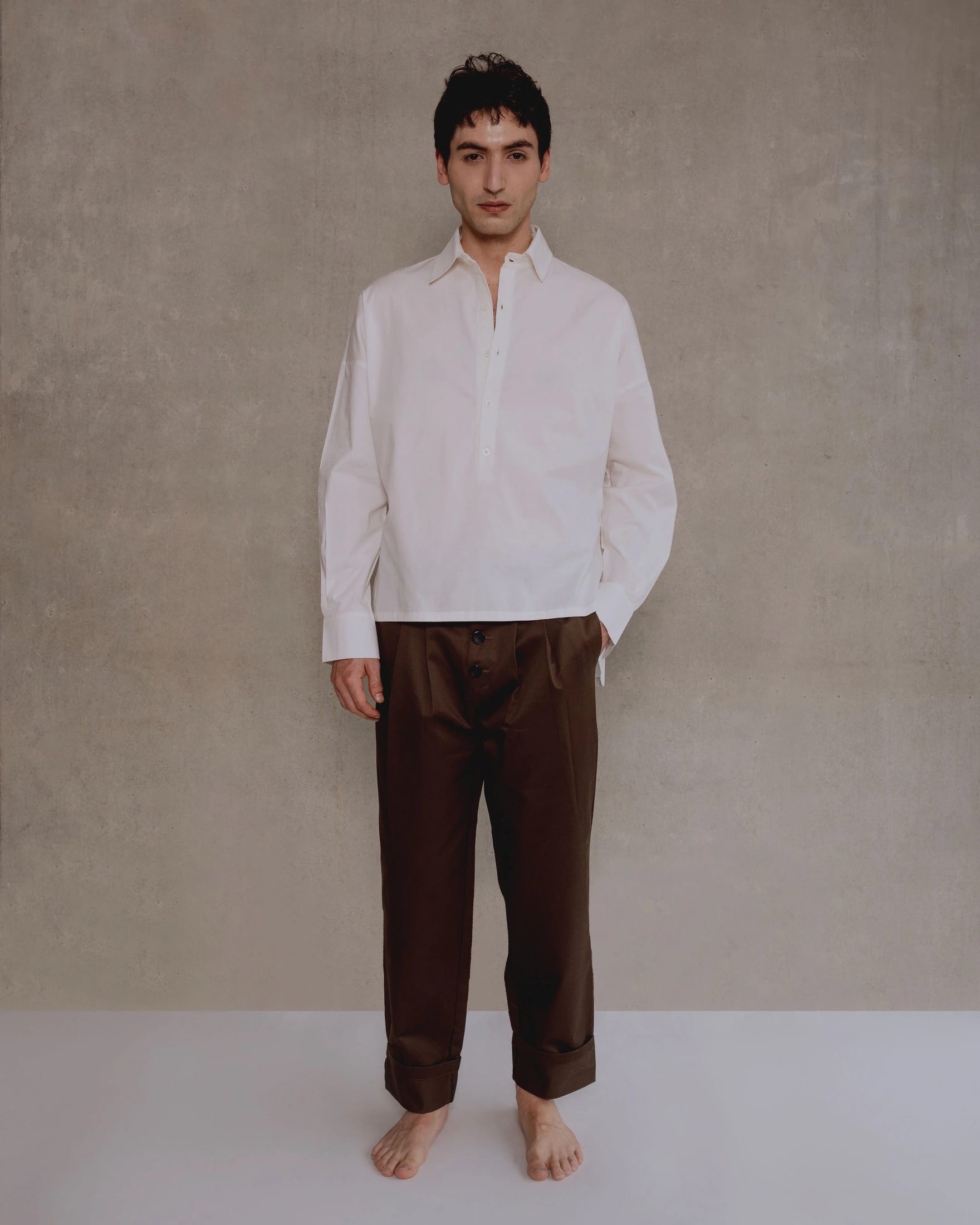 Dave Brown Trousers Man - imagen 1