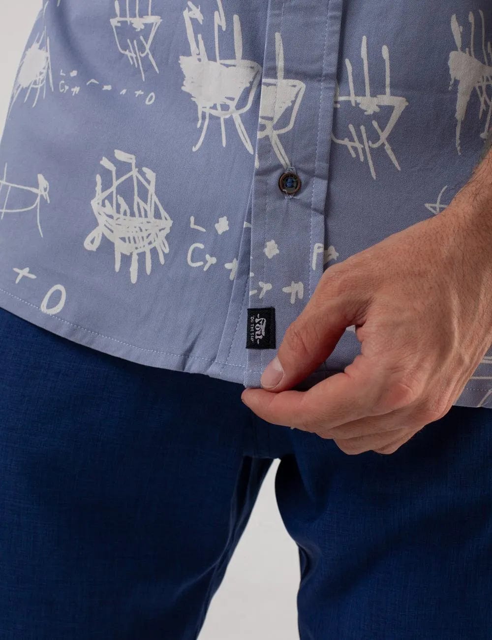 Camisa Regular Fit Le Panto Azul claro Hombre - imagen 7