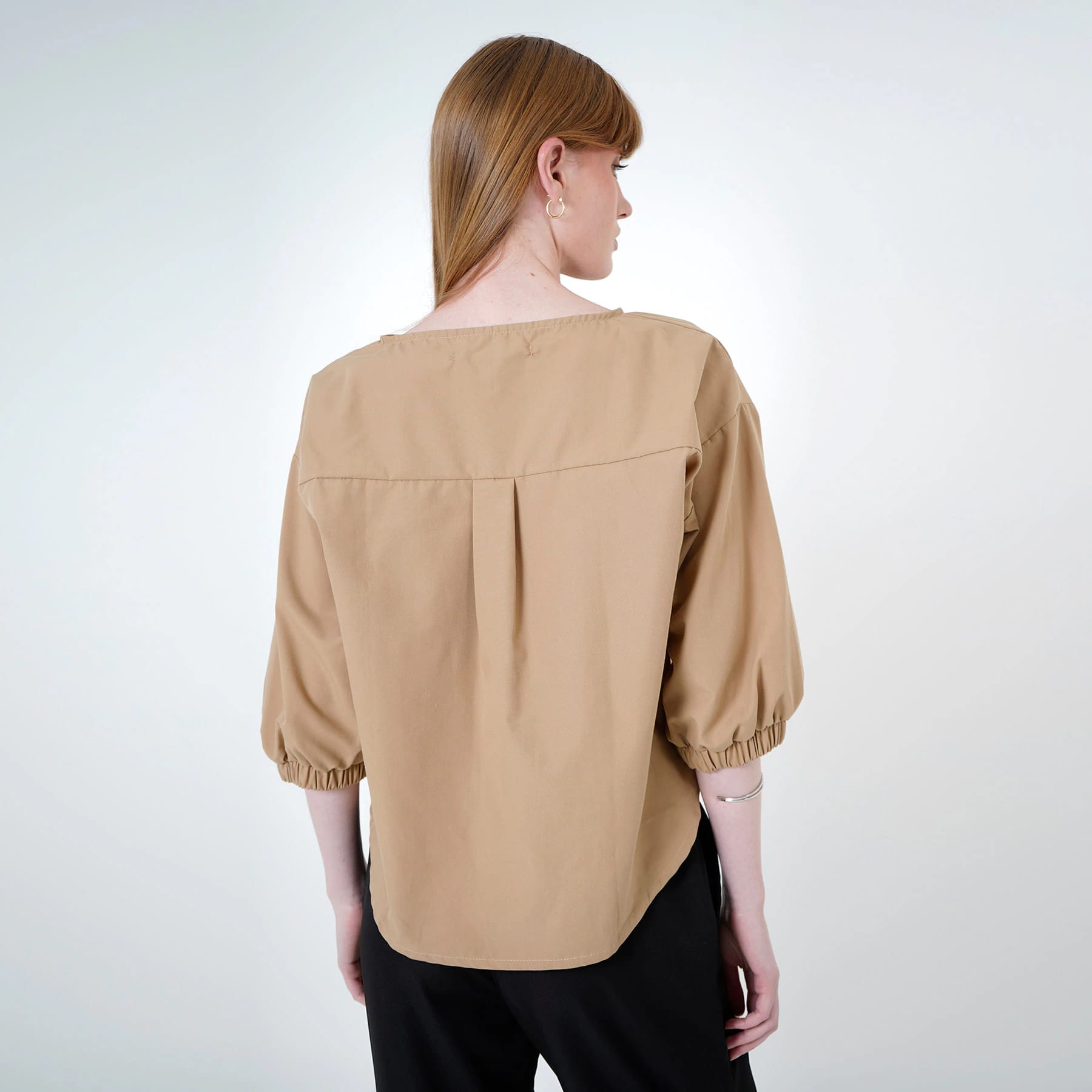 Blusa Cuello Redondo Manga 3/Cuartos - imagen 2