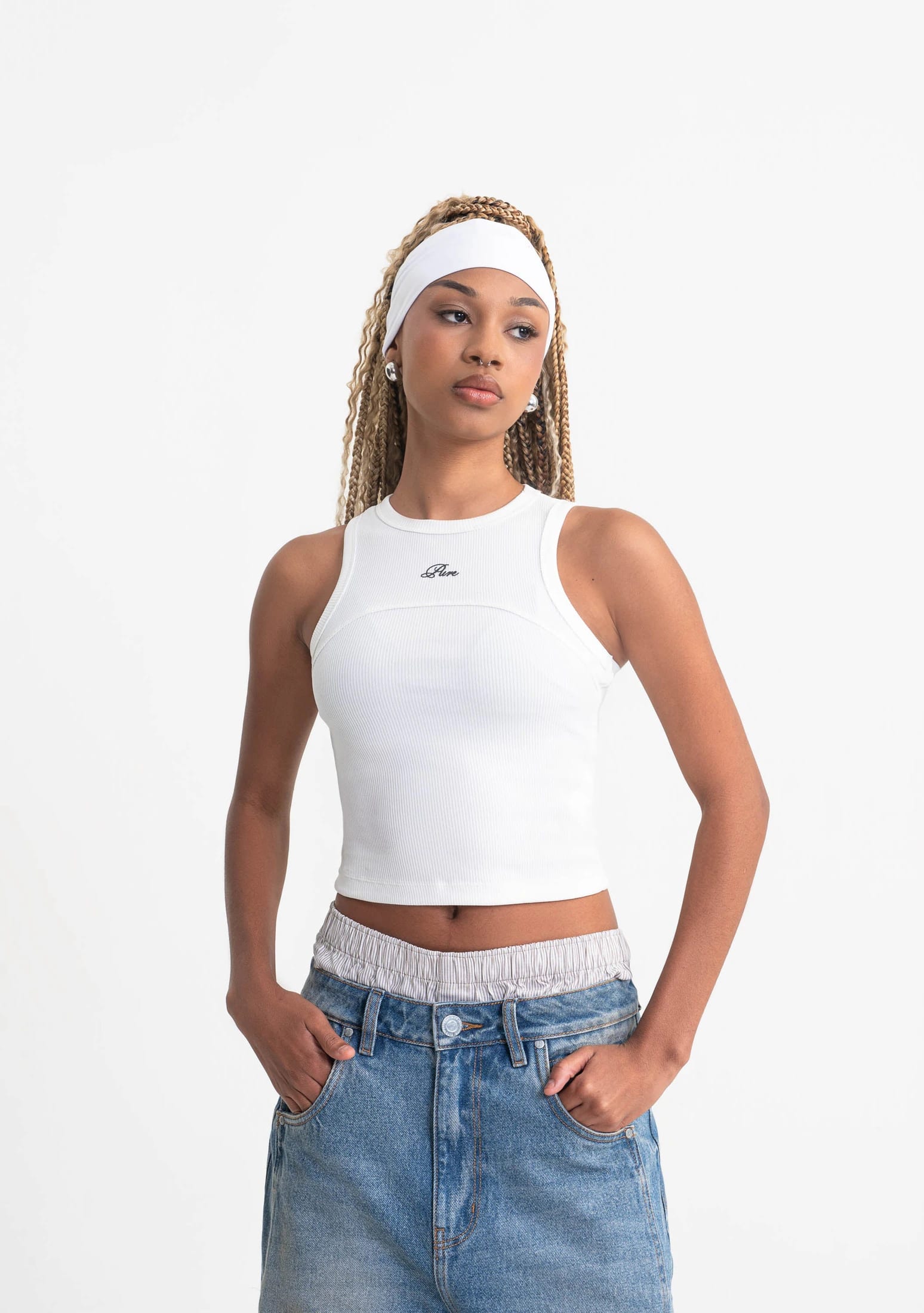 Rustic white Tank top - imagen 2