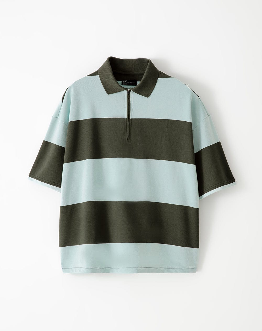 Polo oversize algodón rayas hombre - imagen 6