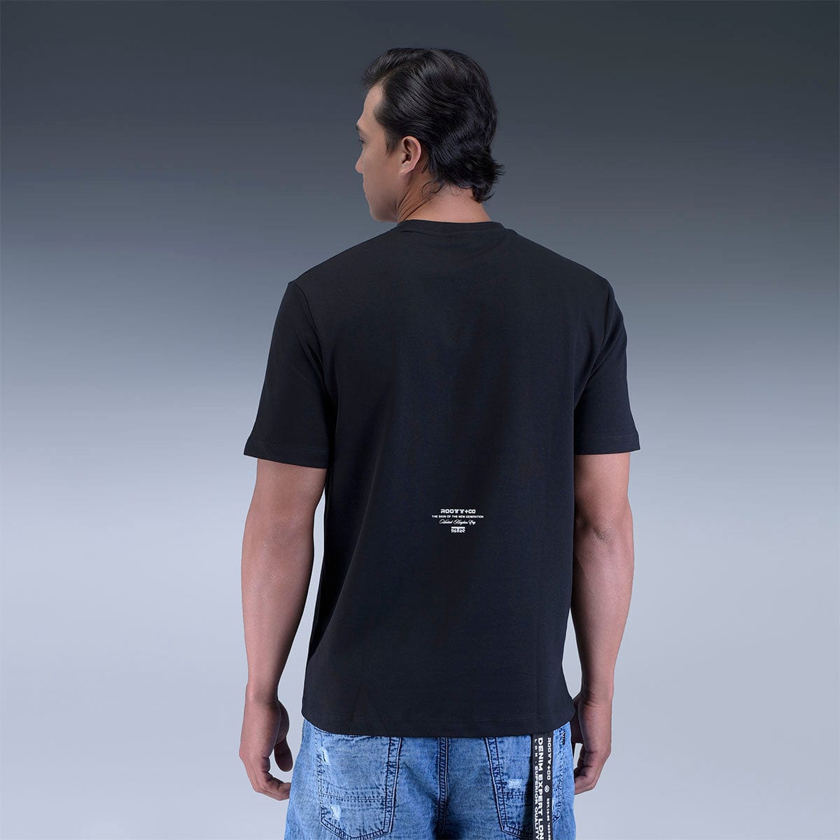 Camiseta Regular Negra - imagen 2
