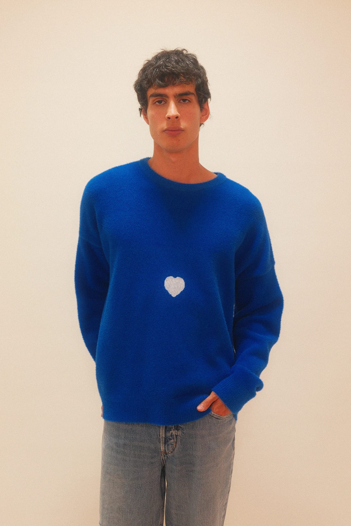 Heart Sweater Cobalt - imagen 3