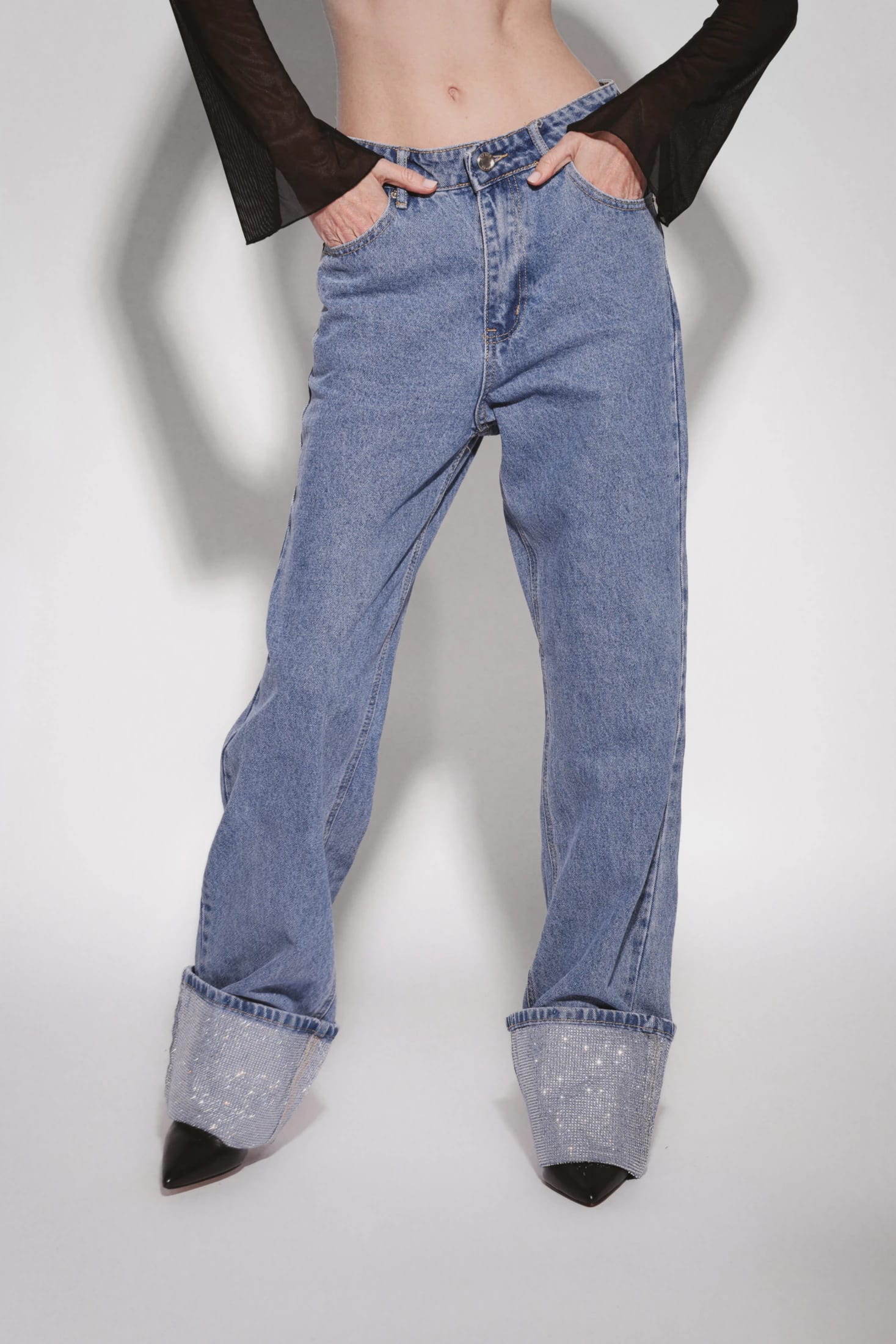 GLITTER LINE JEANS - imagen 1