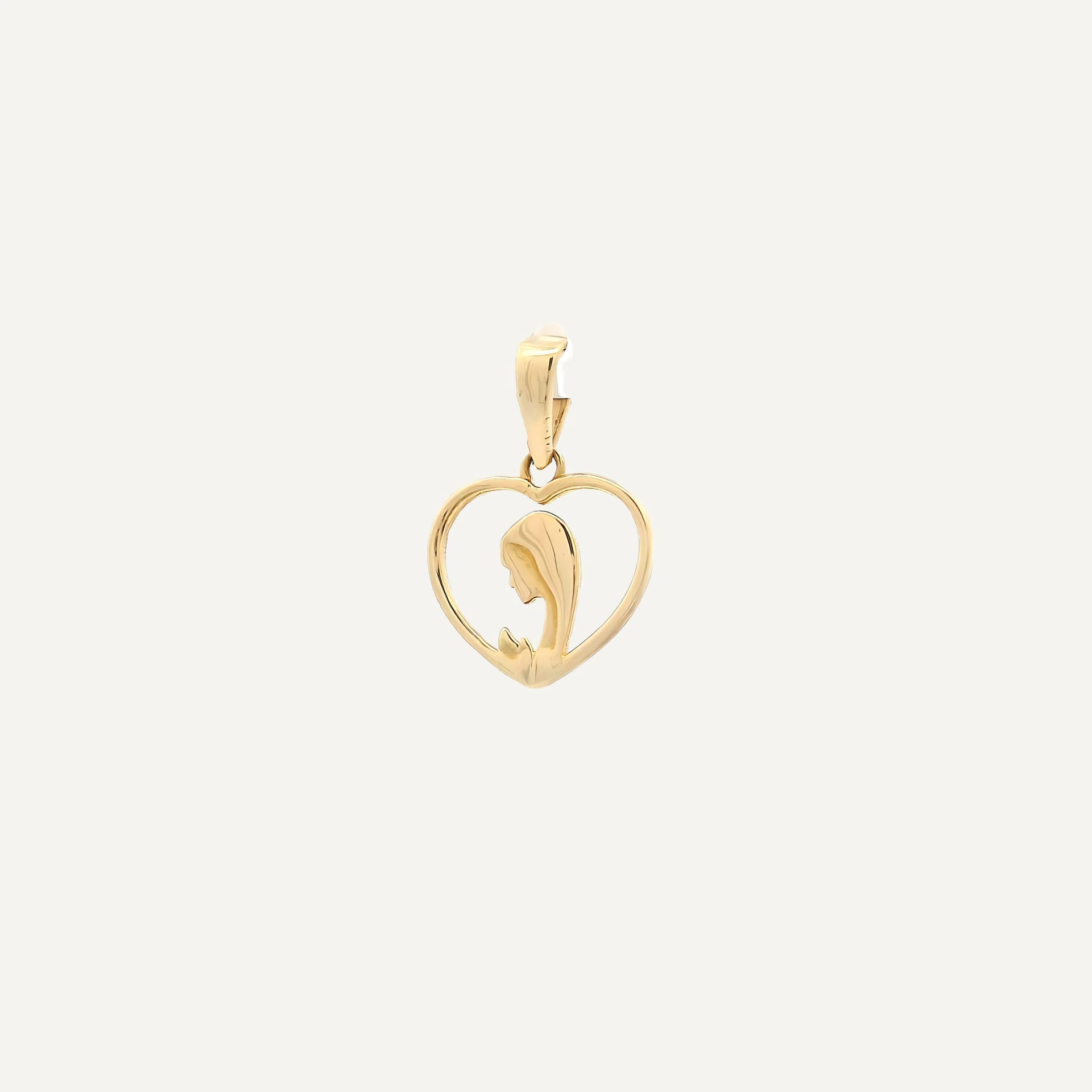 Dije mini corazon virgen - imagen 1