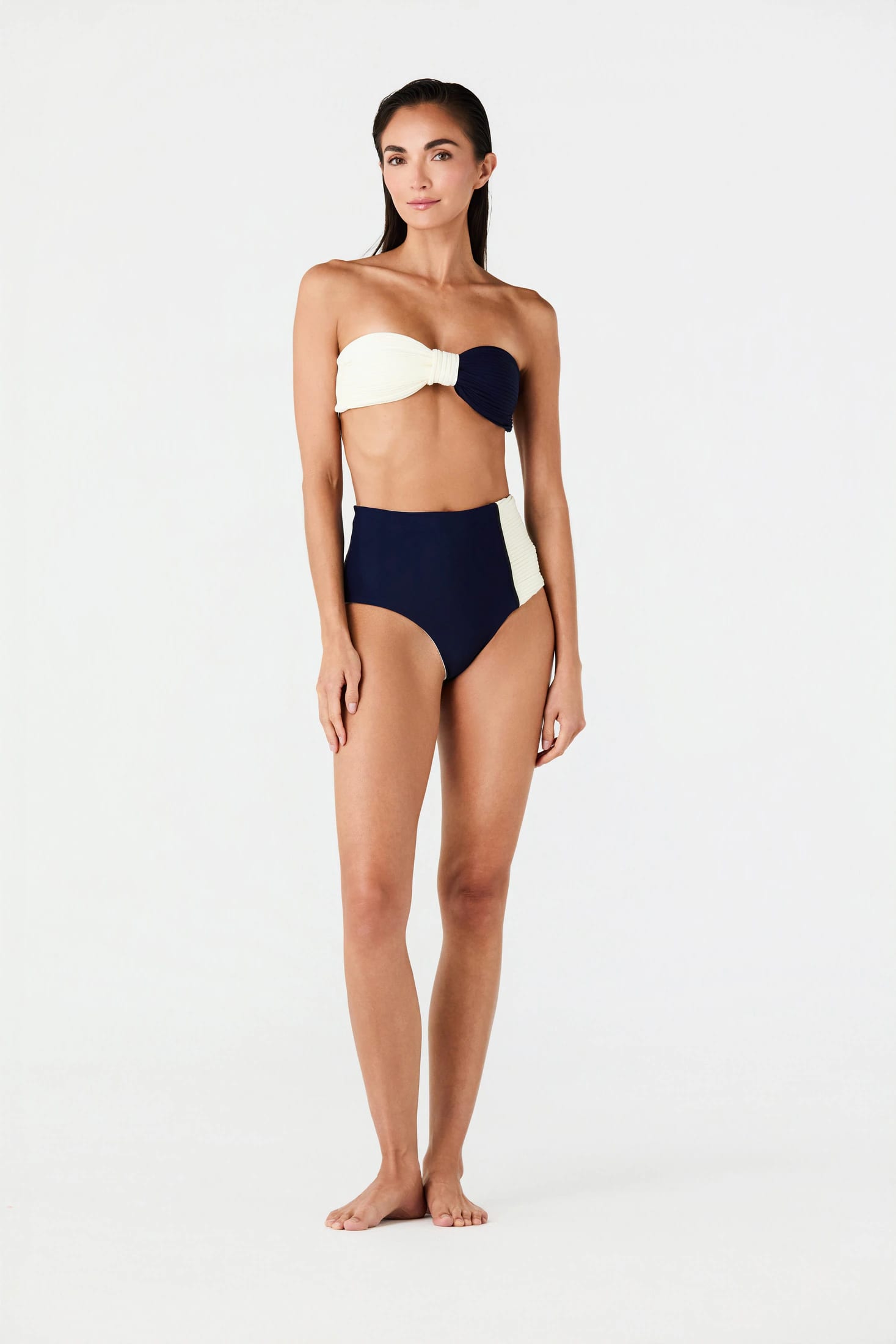 Frida Bottom / Navy - Ivory - imagen 1