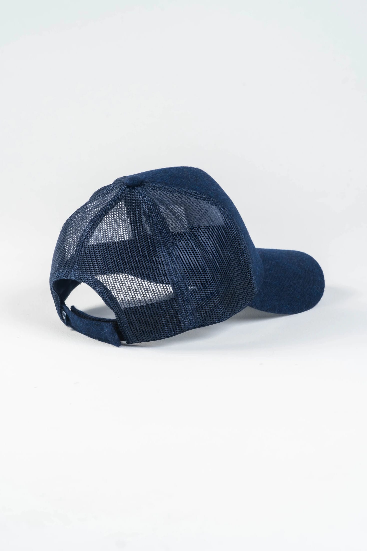 Gorra Malla Lana Azul Oscuro - imagen 3