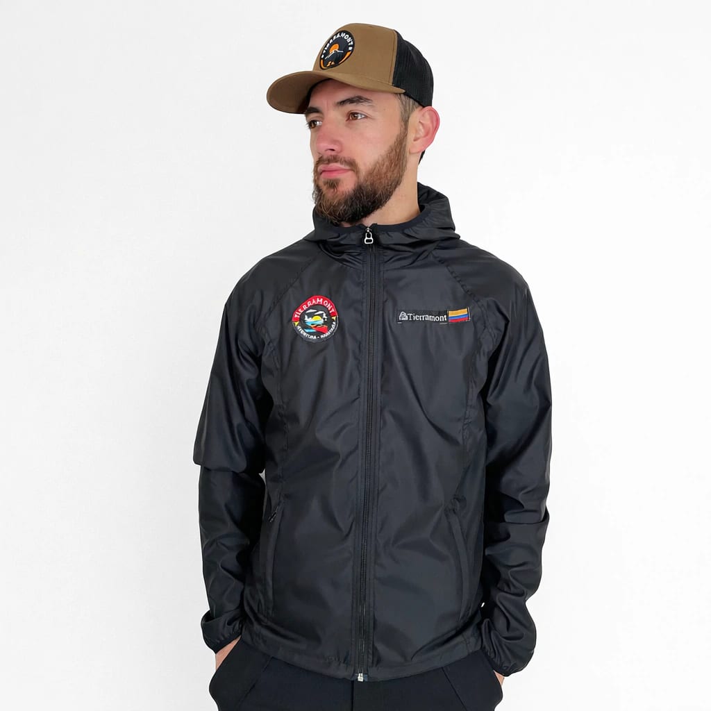 Chaqueta Impermeable Pionono Negra Hombre - imagen 1
