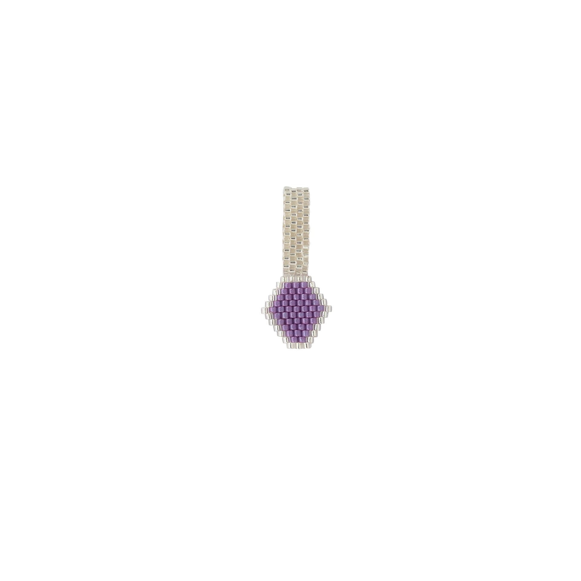 Dije Ojito Eco Purple and Silver - imagen 1