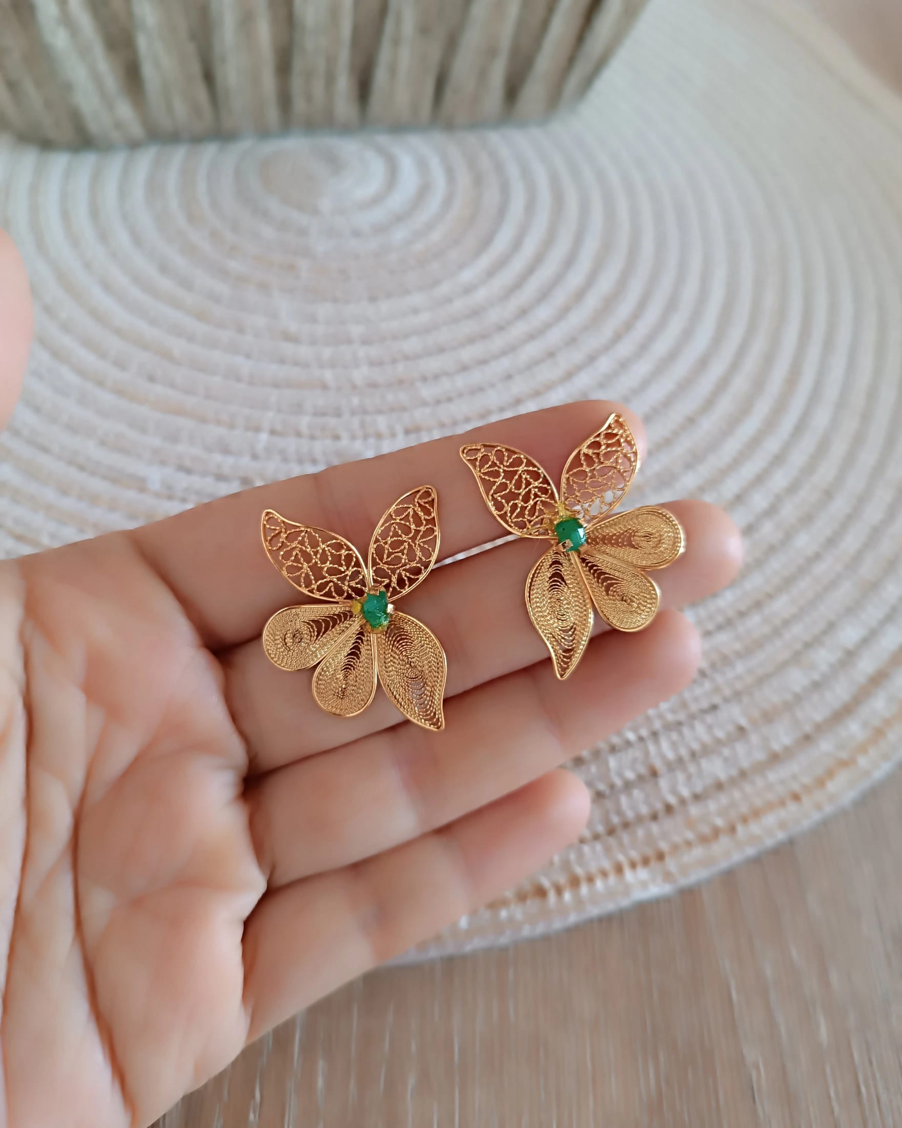 Aretes filigrana topo Imperial - imagen 3