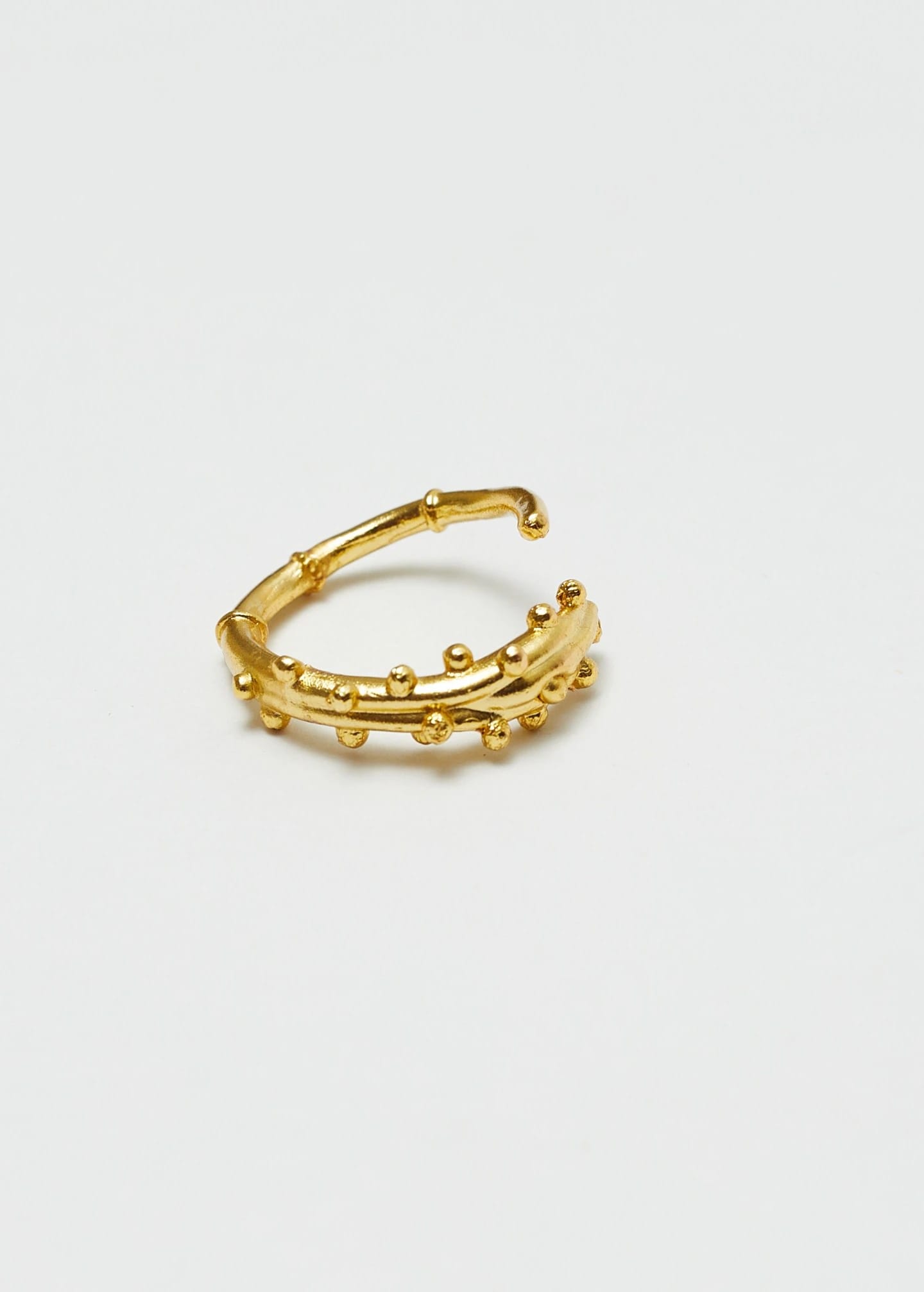 Anillo Earcuff Estambre Dorado - imagen 3